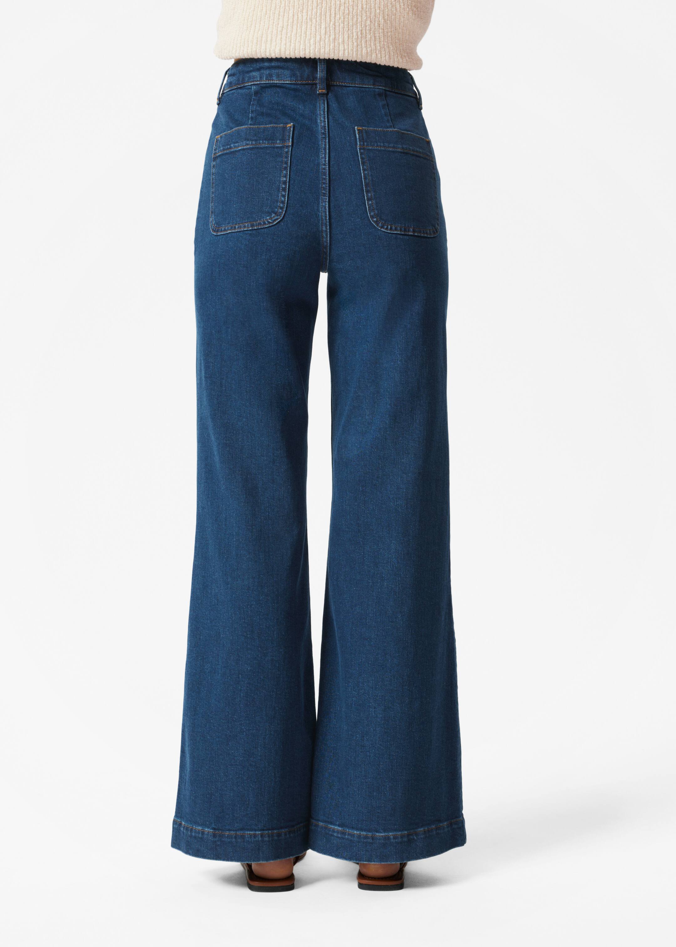 Visa större bild: Utsvängda jeans - New blue - DAM | H&M SE 5
