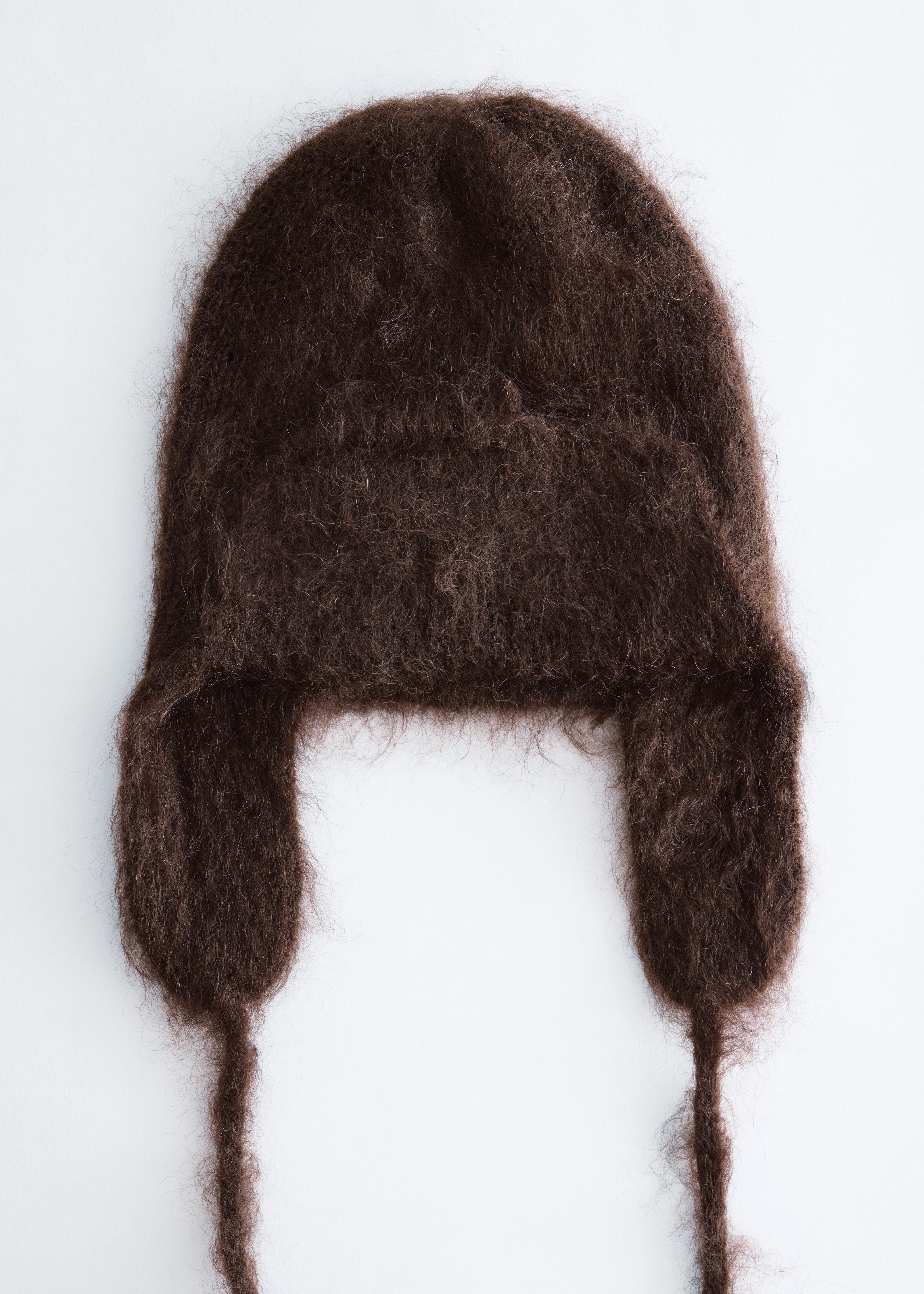 Cappello da trapper in lana e mohair