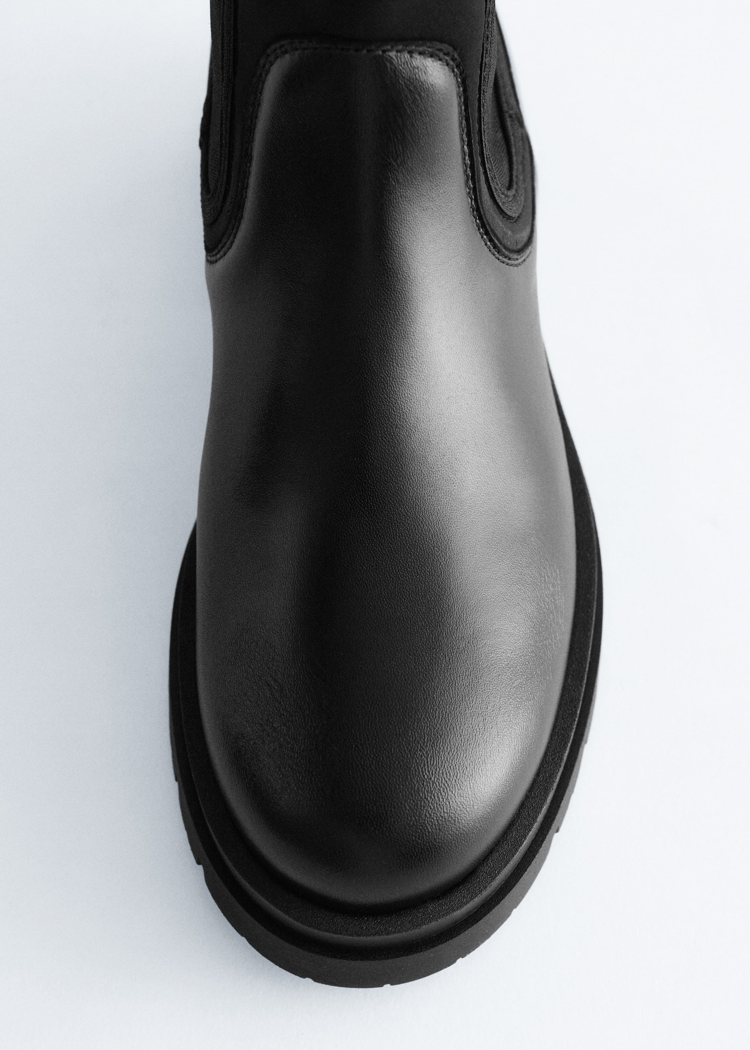 Image of Chelseaboots i läder