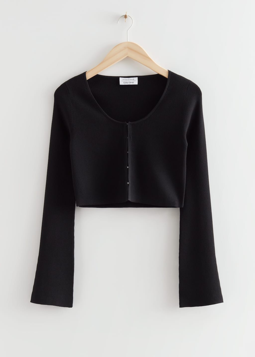 Trumpet Sleeve Cardigan - Yellow - Still Life