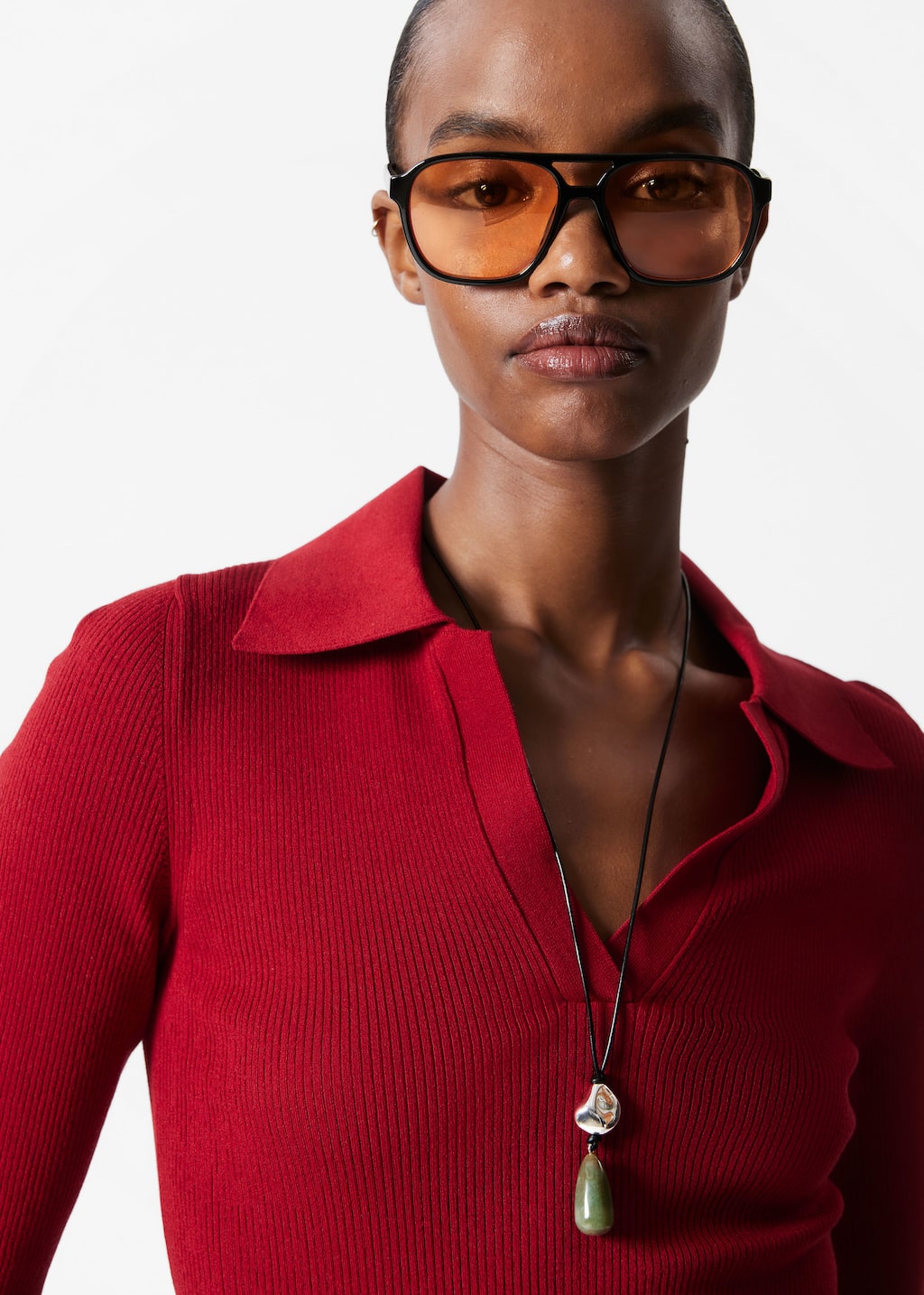 Image of Maglia a maniche corte con colletto