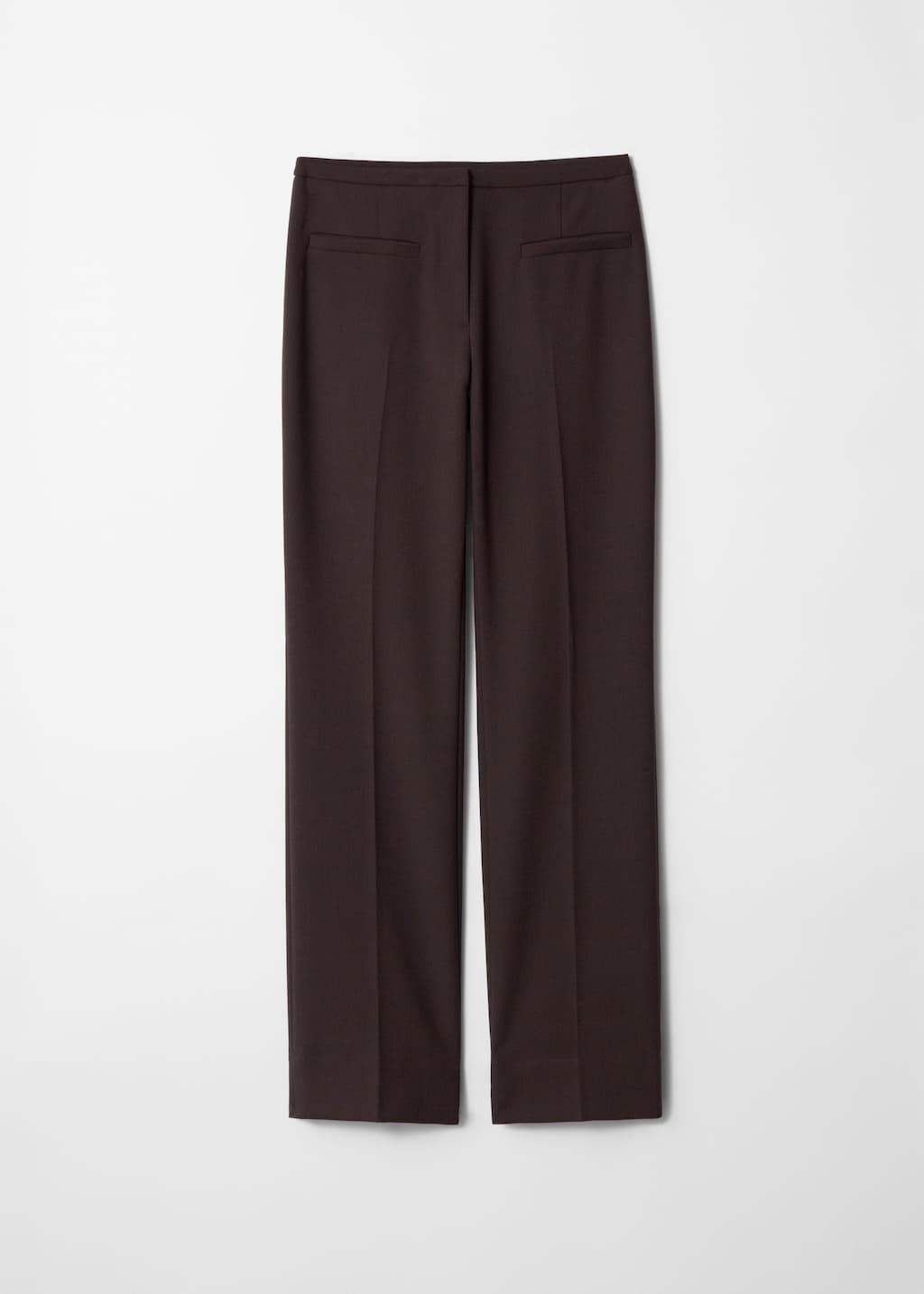 Pantalon habillé à plis marqués