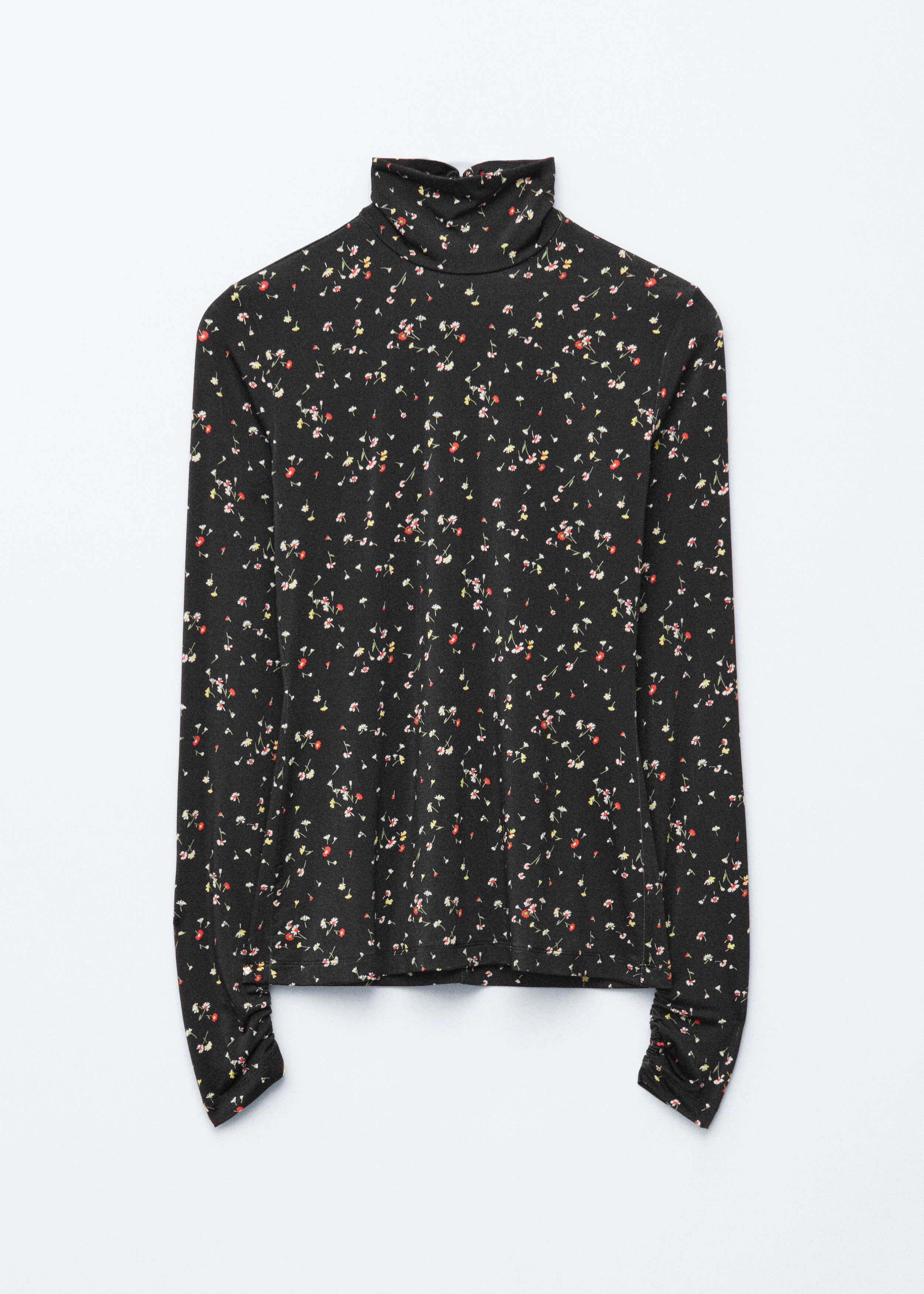 Slim Fit Turtleneck Top