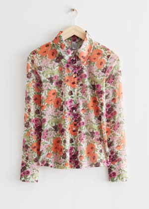 Pink/Orange Florals
