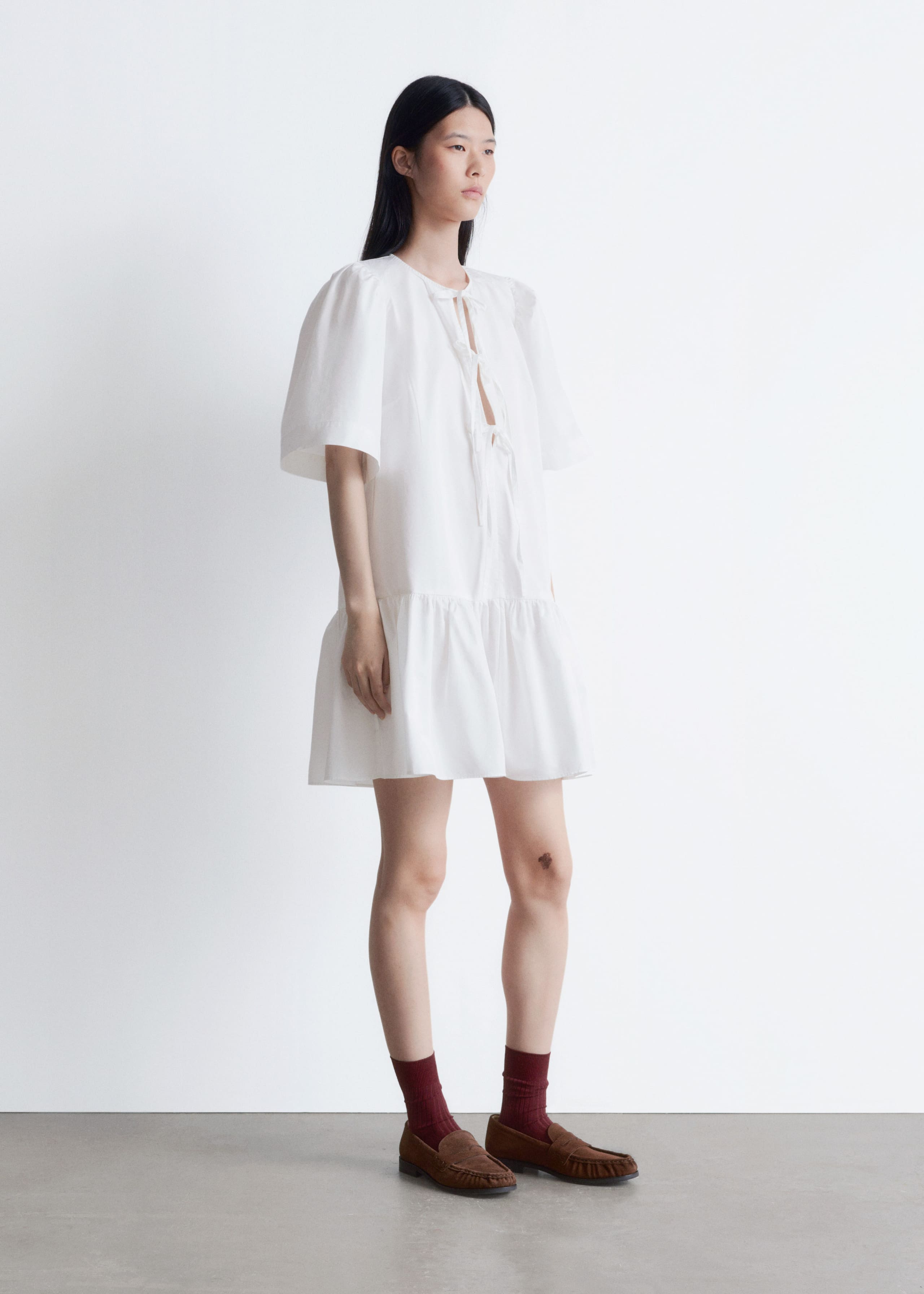 Image of Peplum Mini Dress