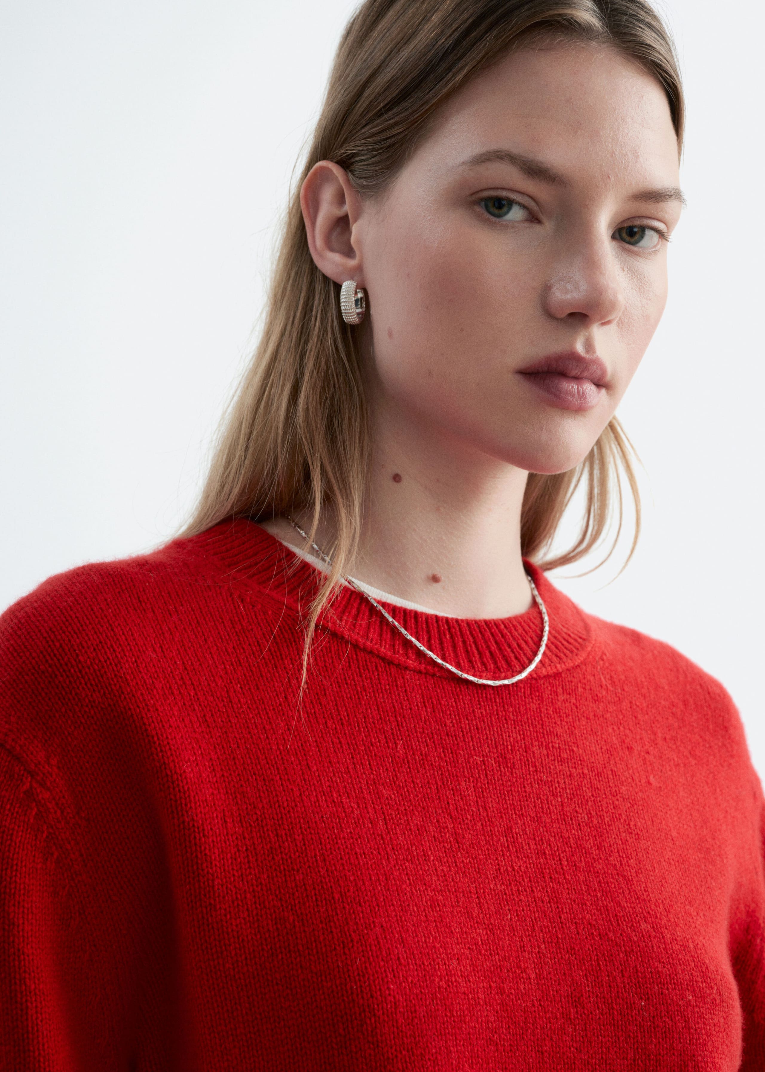 Cashmere-Blend Jumper - Red - Still Life