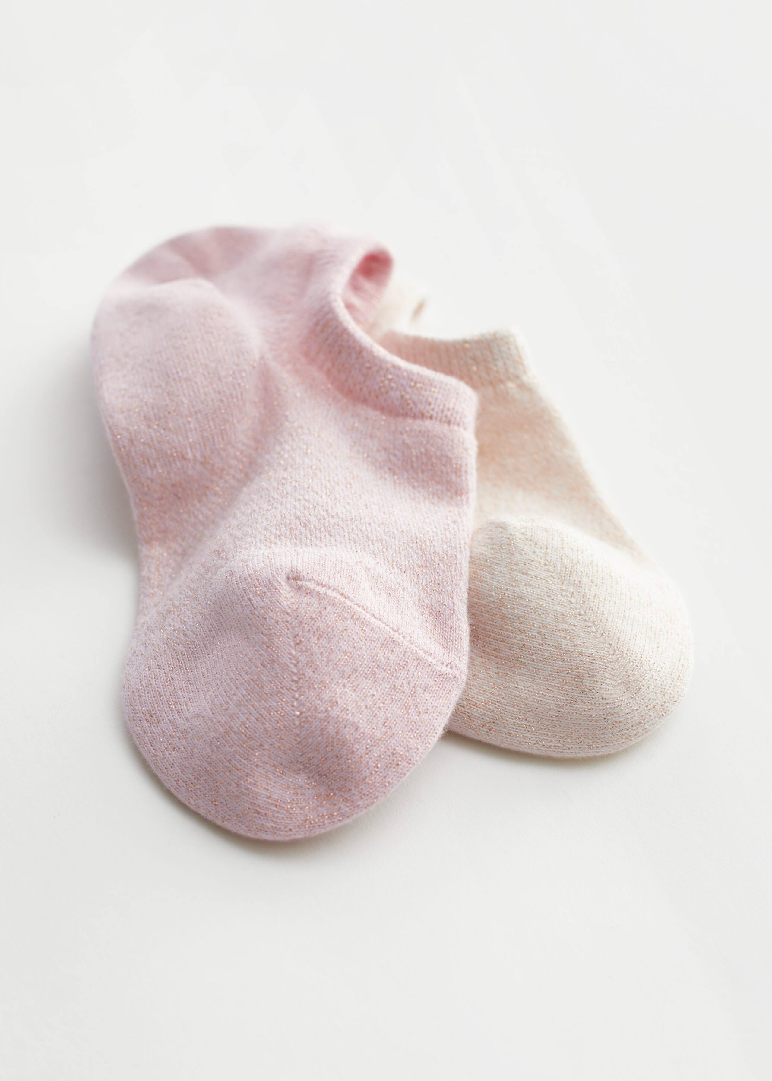 Low Cut Glitter Sock Set - {{variantName}} - Descriptive Detail