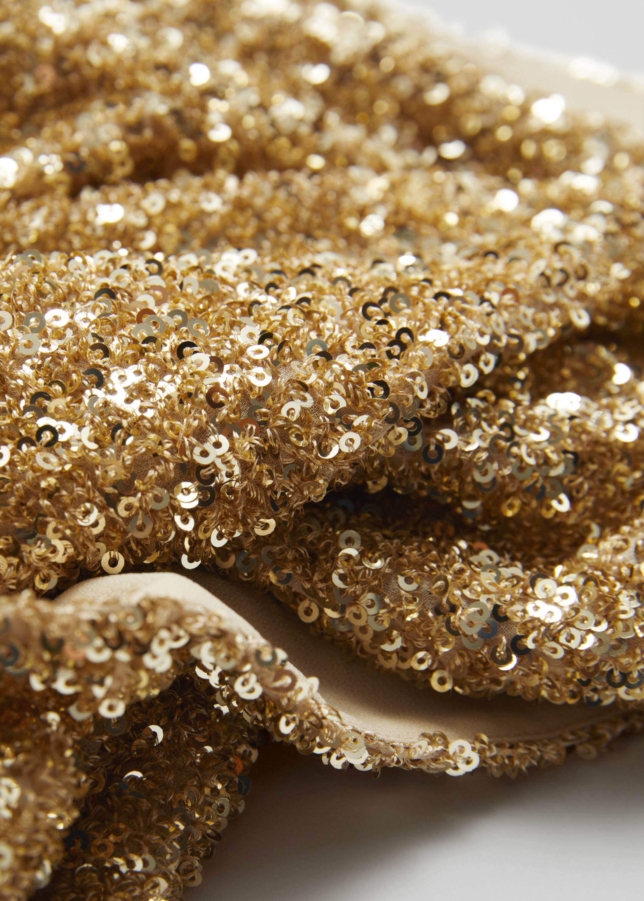 Größeres Bild ansehen: Pailletten-Minikleid mit Wickeleffekt - Gold - Ladies | H&M DE 2