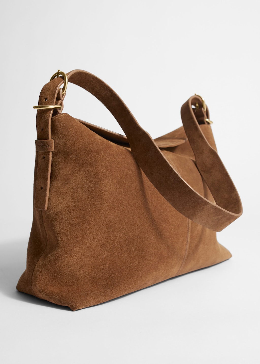 Large Leather Shoulder Bag - Black - Still Life
