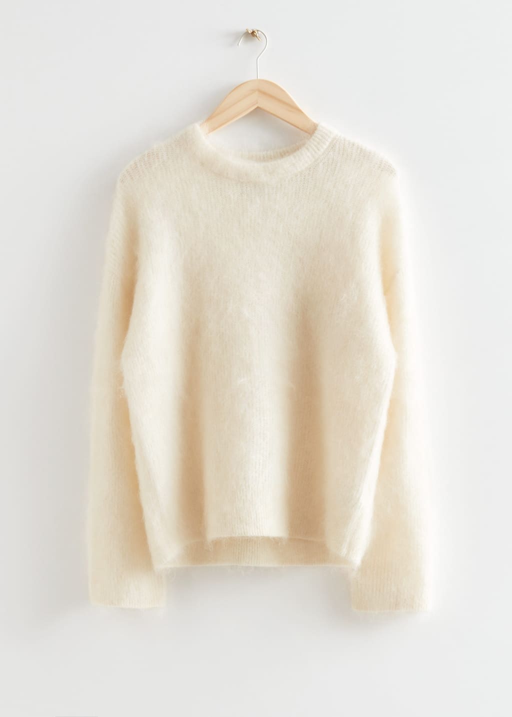 Pull en maille duveteuse - Jaune - Still Life