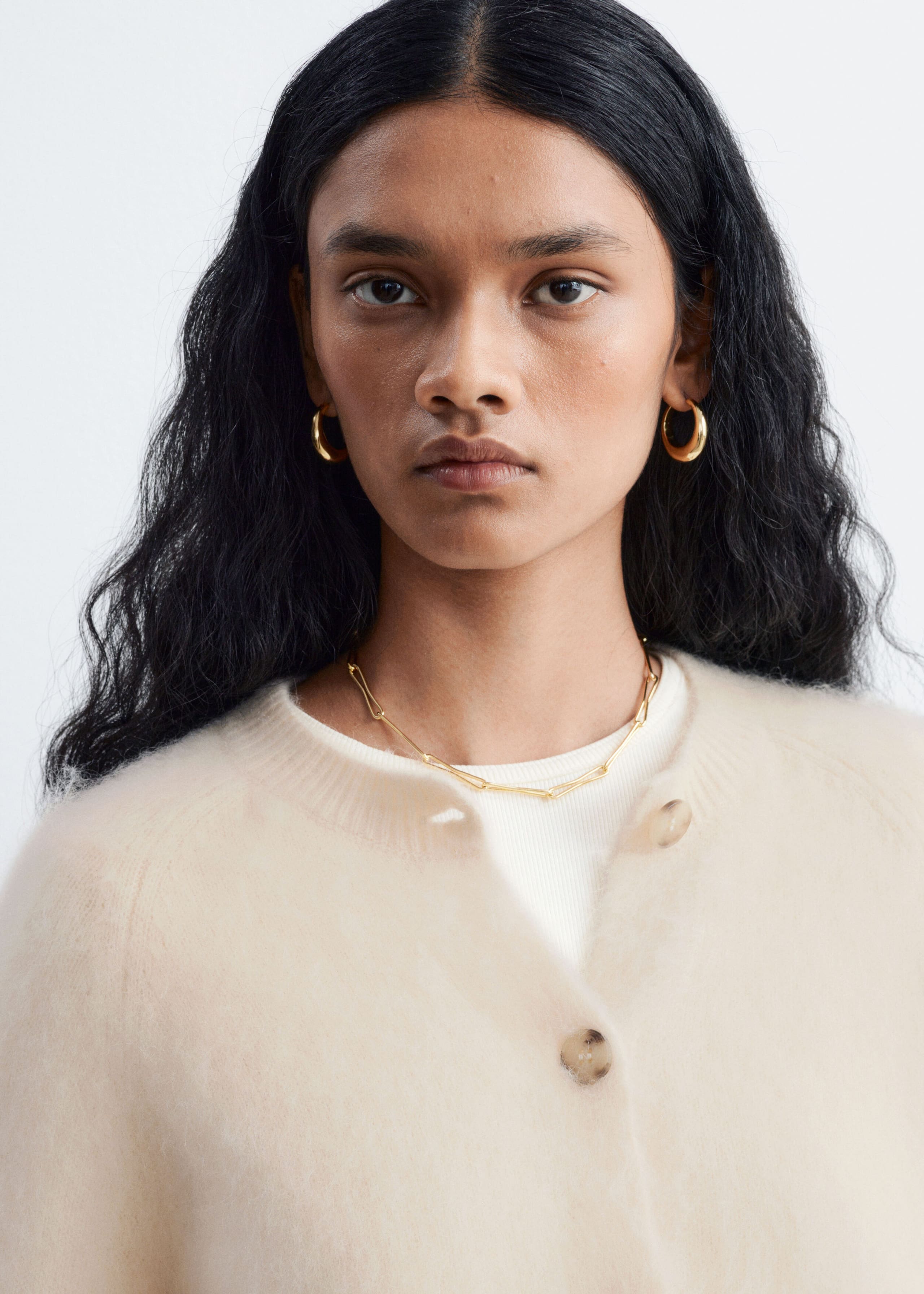 Polished Brass Chain Necklace - Gold - Still Life