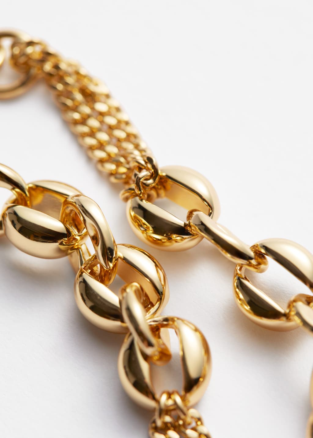 Bracciale a catena con maglia mista - {{variantName}} - Descrizione dettagliata
