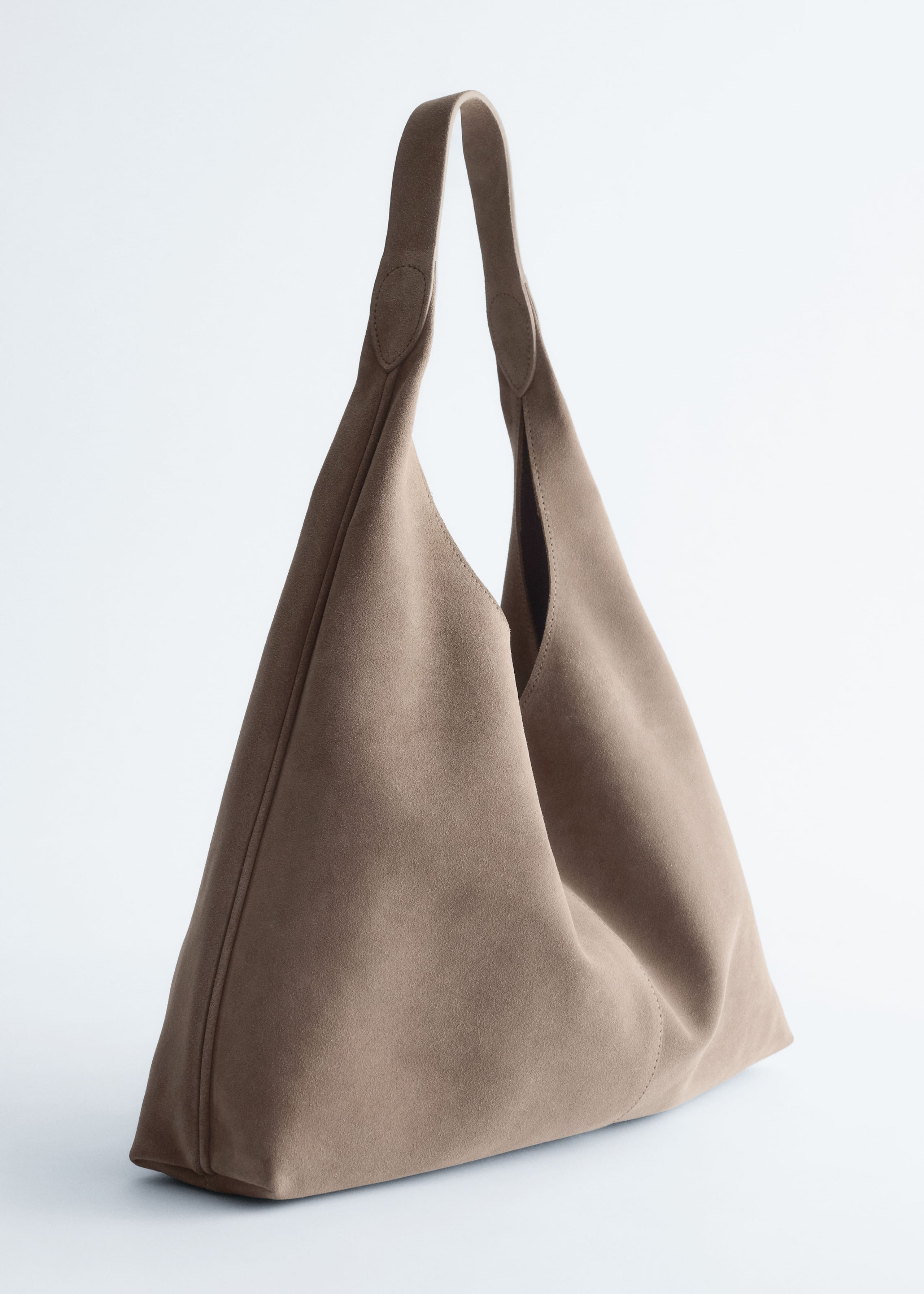 Image of Large Suede Tote Bag