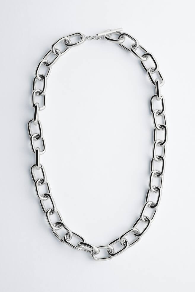 Collana a catena - Argento/Argento - 1