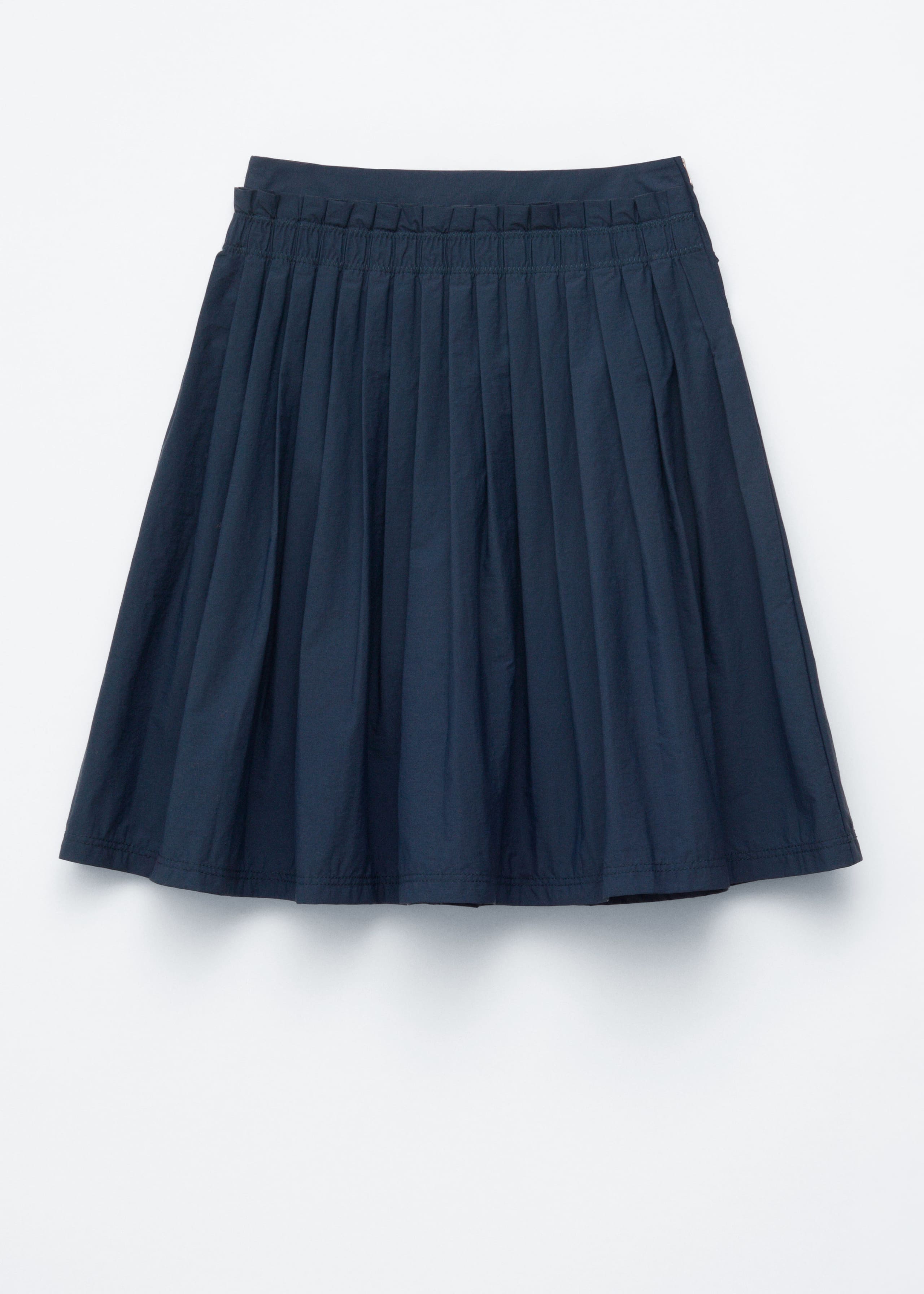 Image of Pleated Midi Skirt