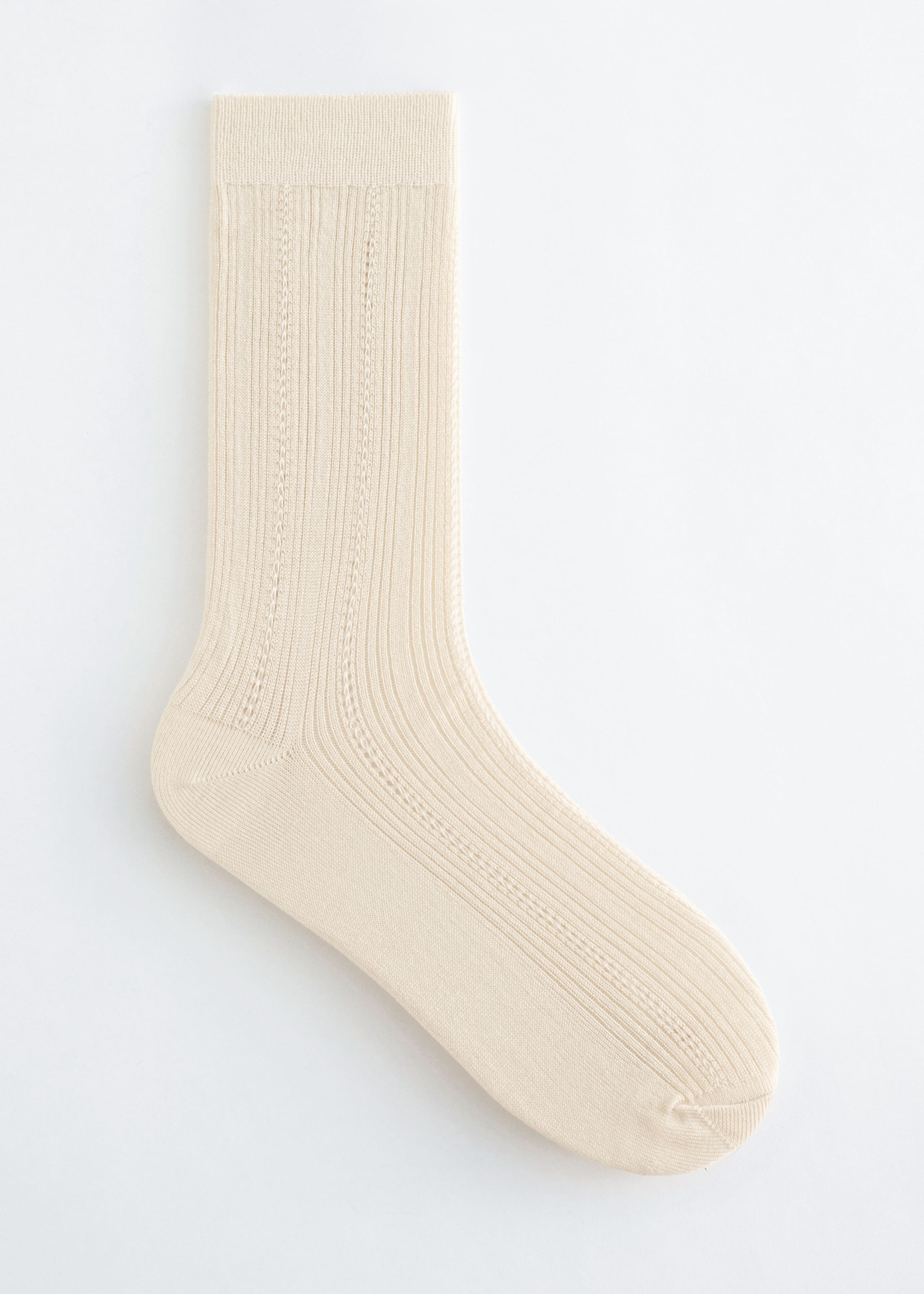 Image of Rib-Knit Silk-Blend Socks