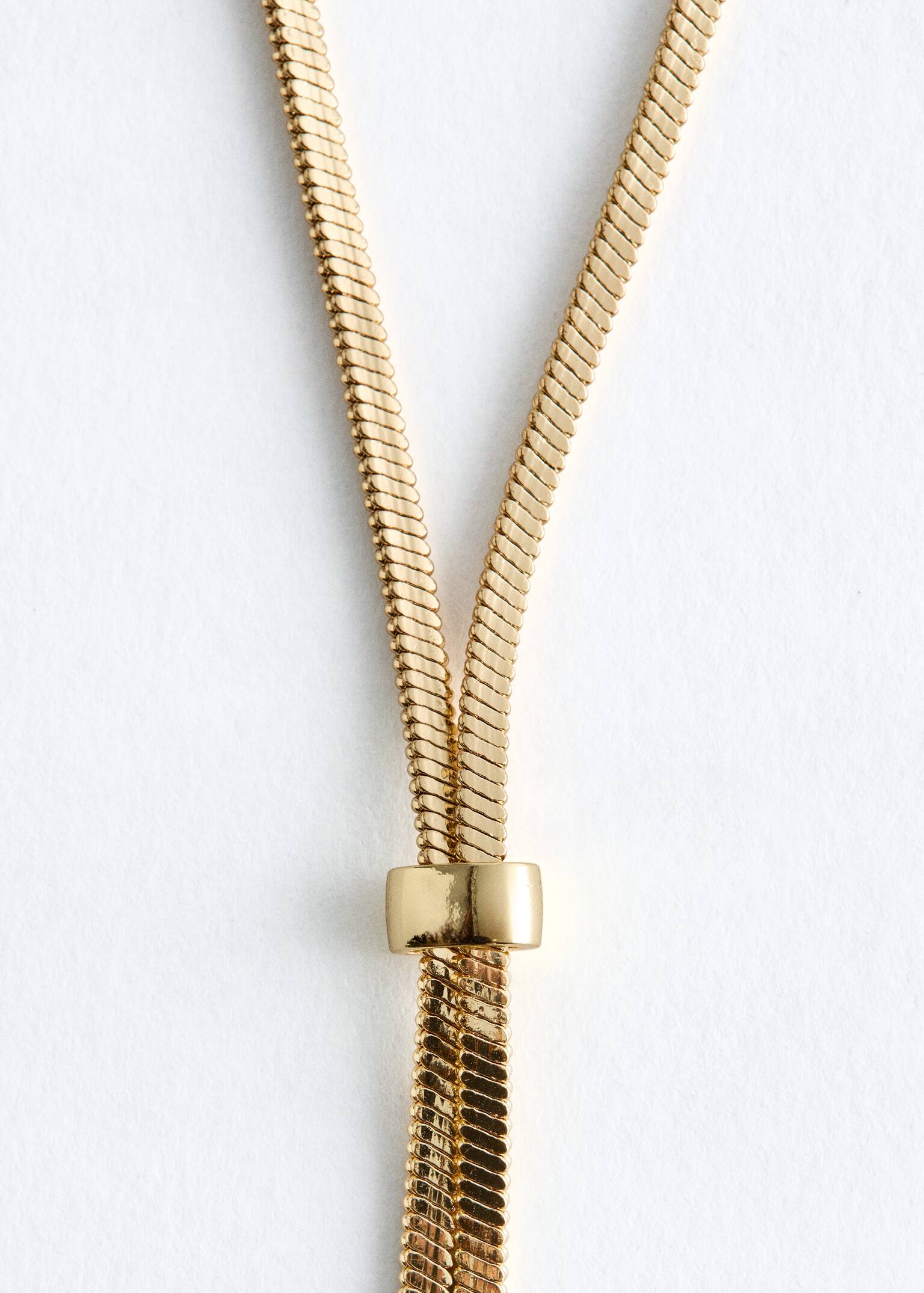 Lariat Chain Necklace - Auriu - 2
