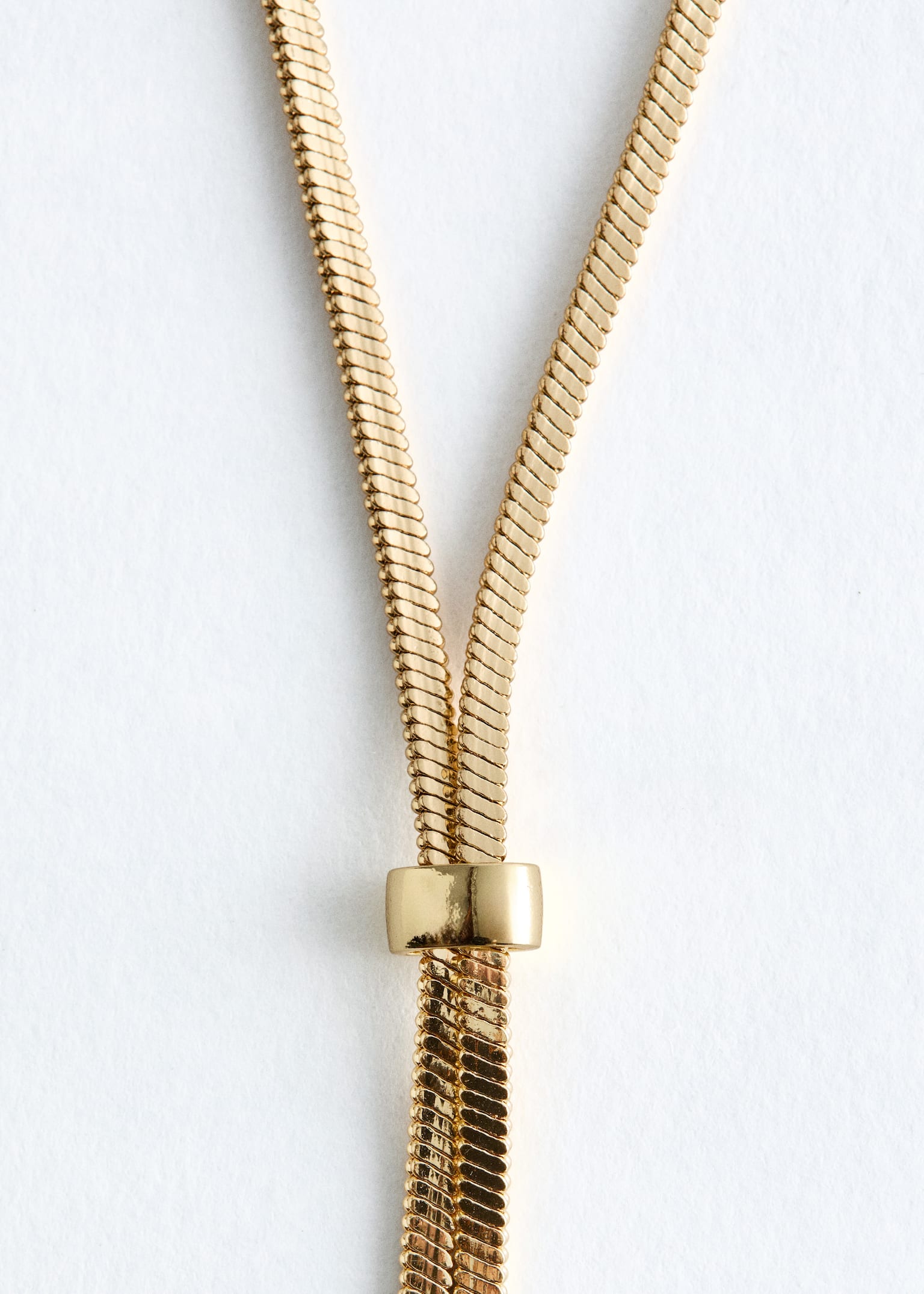 Colar de corrente com laço - Dourado - 2