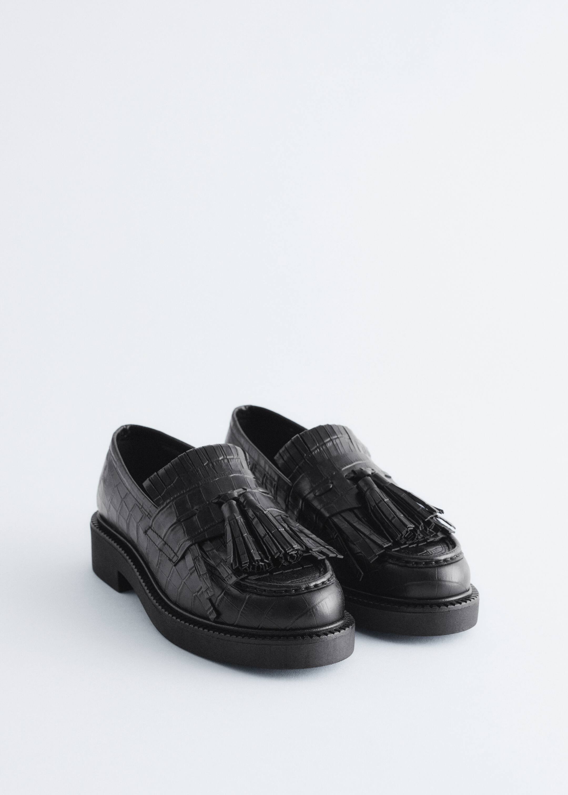 Agrandir l'image: Mocassins en cuir épais - Noir - FEMME | H&M CH 4