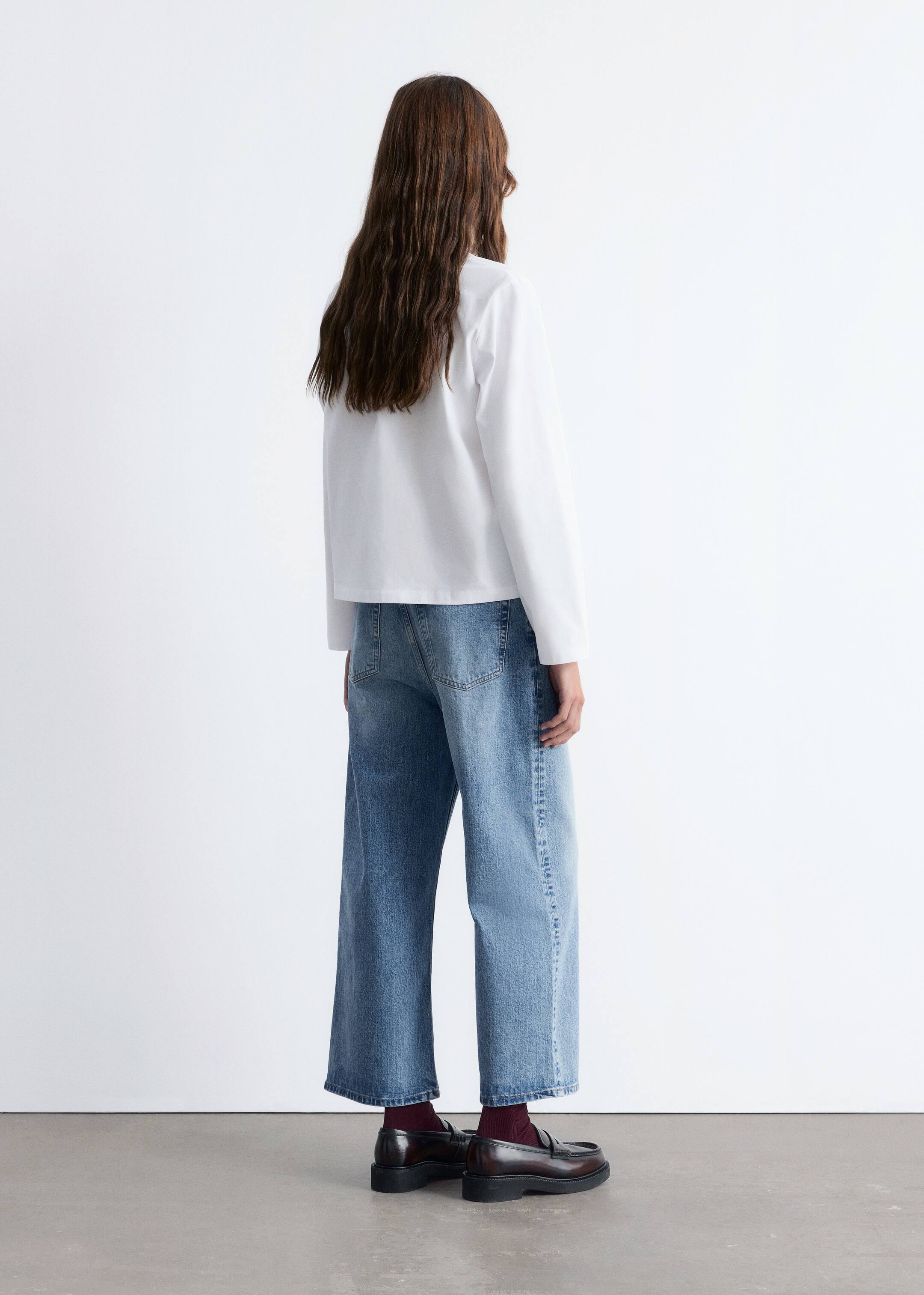 Nagyobb kép megtekintése: Hosszú ujjú dzsörzé felső - Fehér - NŐI | H&M HU 4