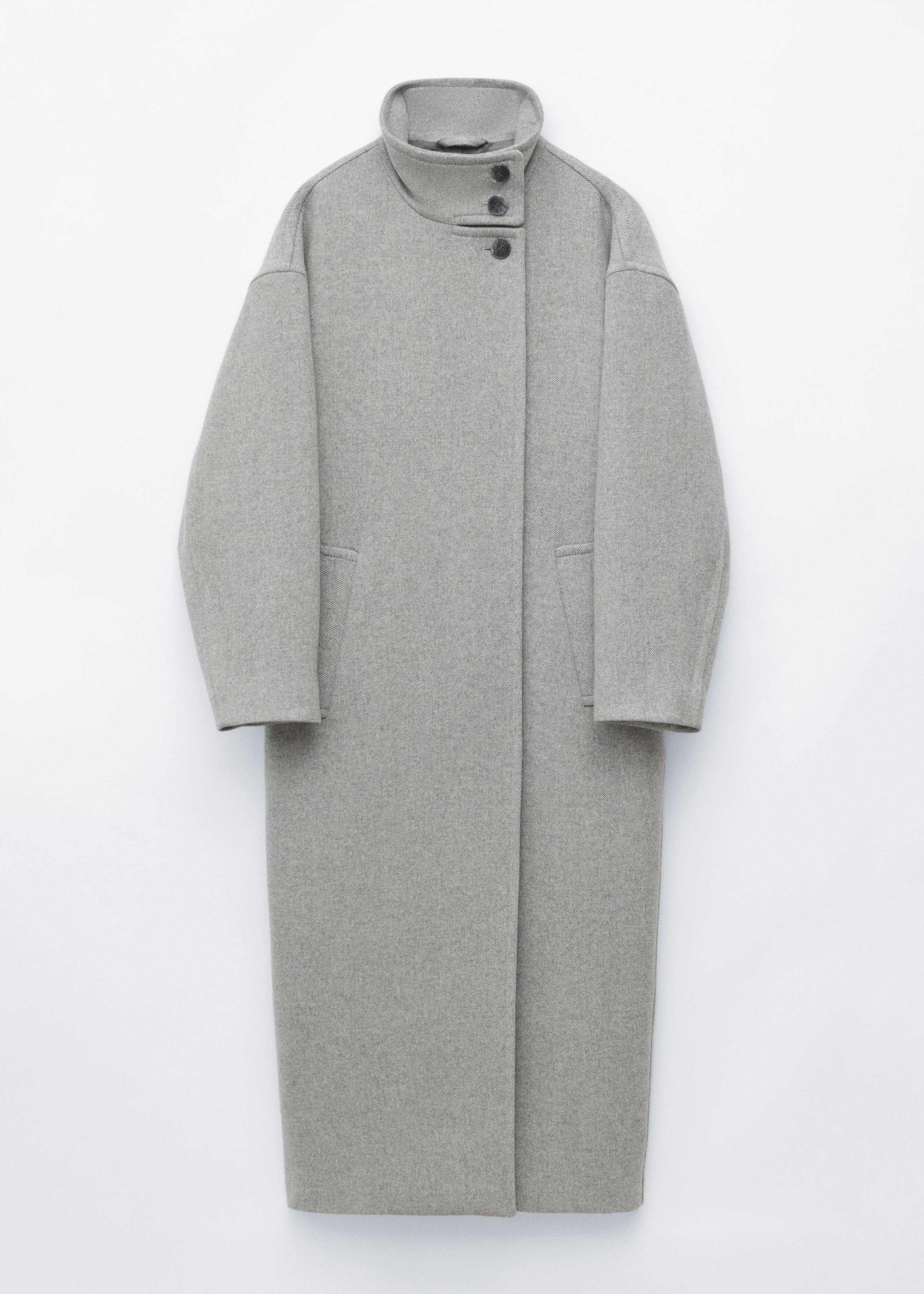Oversized kappa – Light Grey – stilleben
