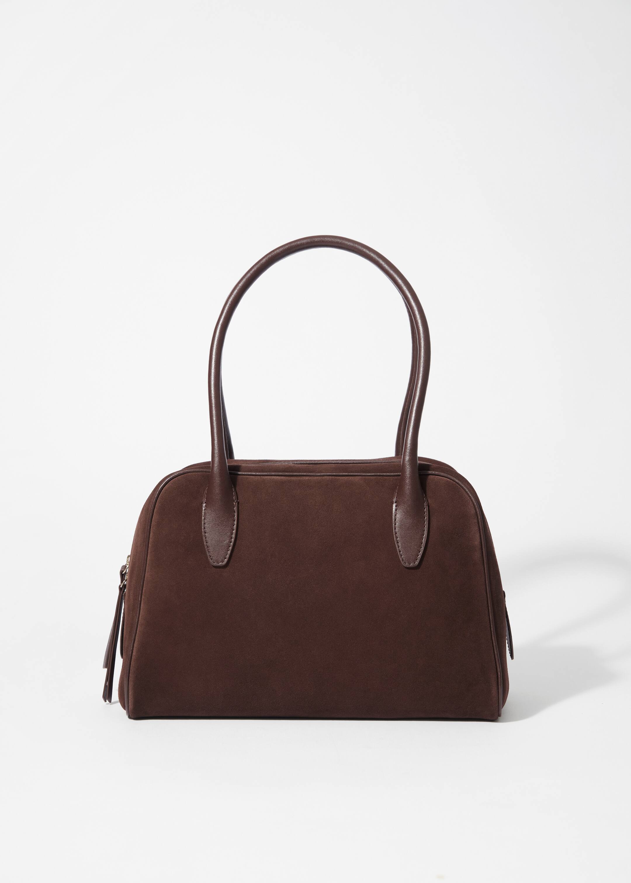 Grösseres Bild ansehen: Bowlingtasche aus Leder - Braun - DAMEN | H&M CH 2