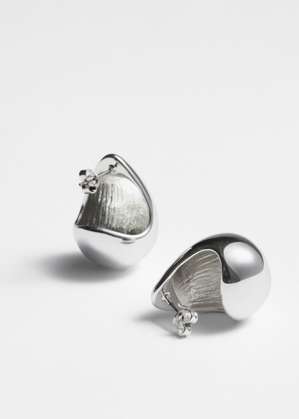 Chunky Teardrop Earrings - Gold - Still Life