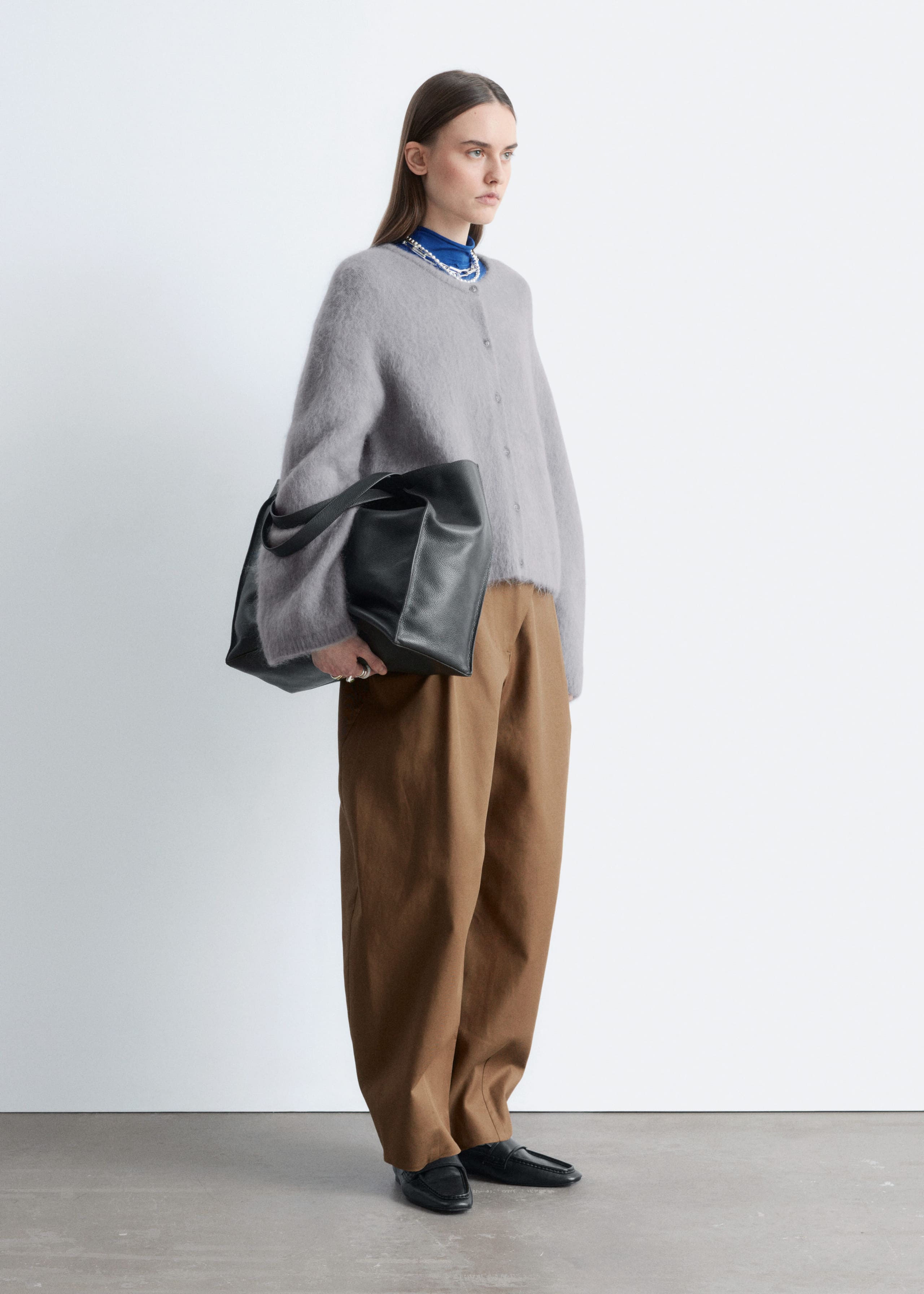 Image of Brushed Mohair-Blend Cardigan