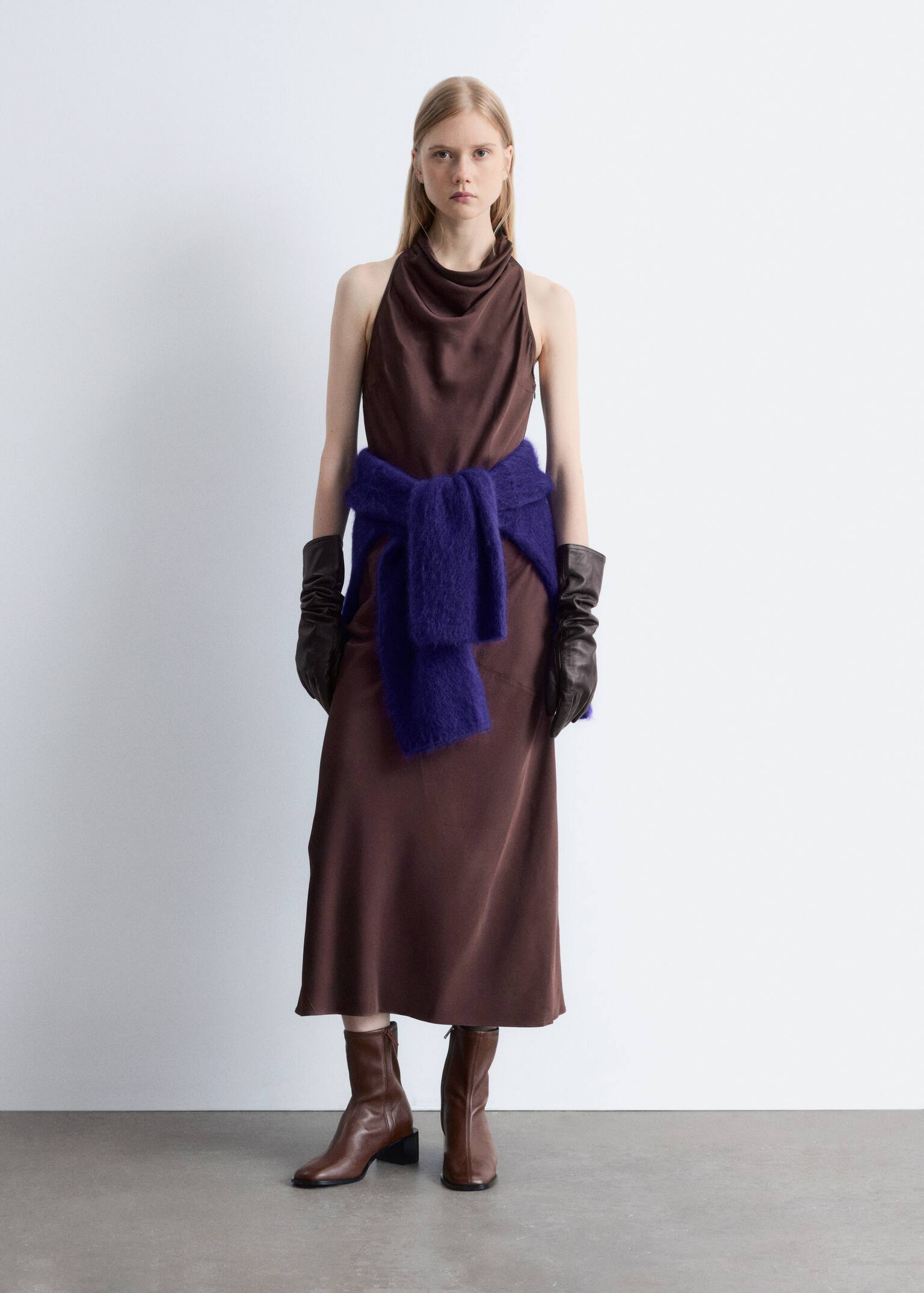 Sock-boots i nappa - Brun/Sort - 2