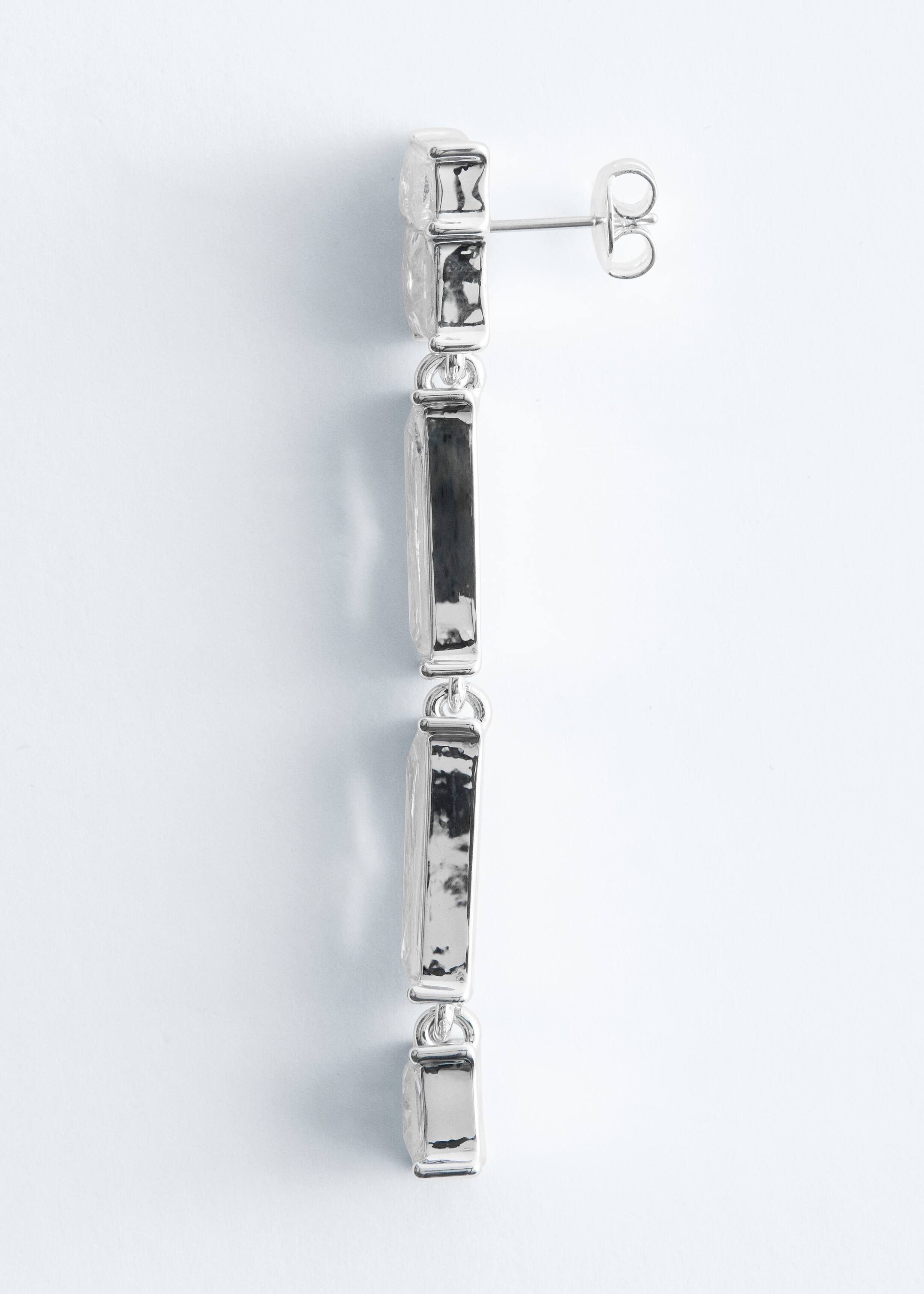 Größeres Bild ansehen: Ohrhänger mit Kristallsteinen - Silber/Transparent - Ladies | H&M DE 4
