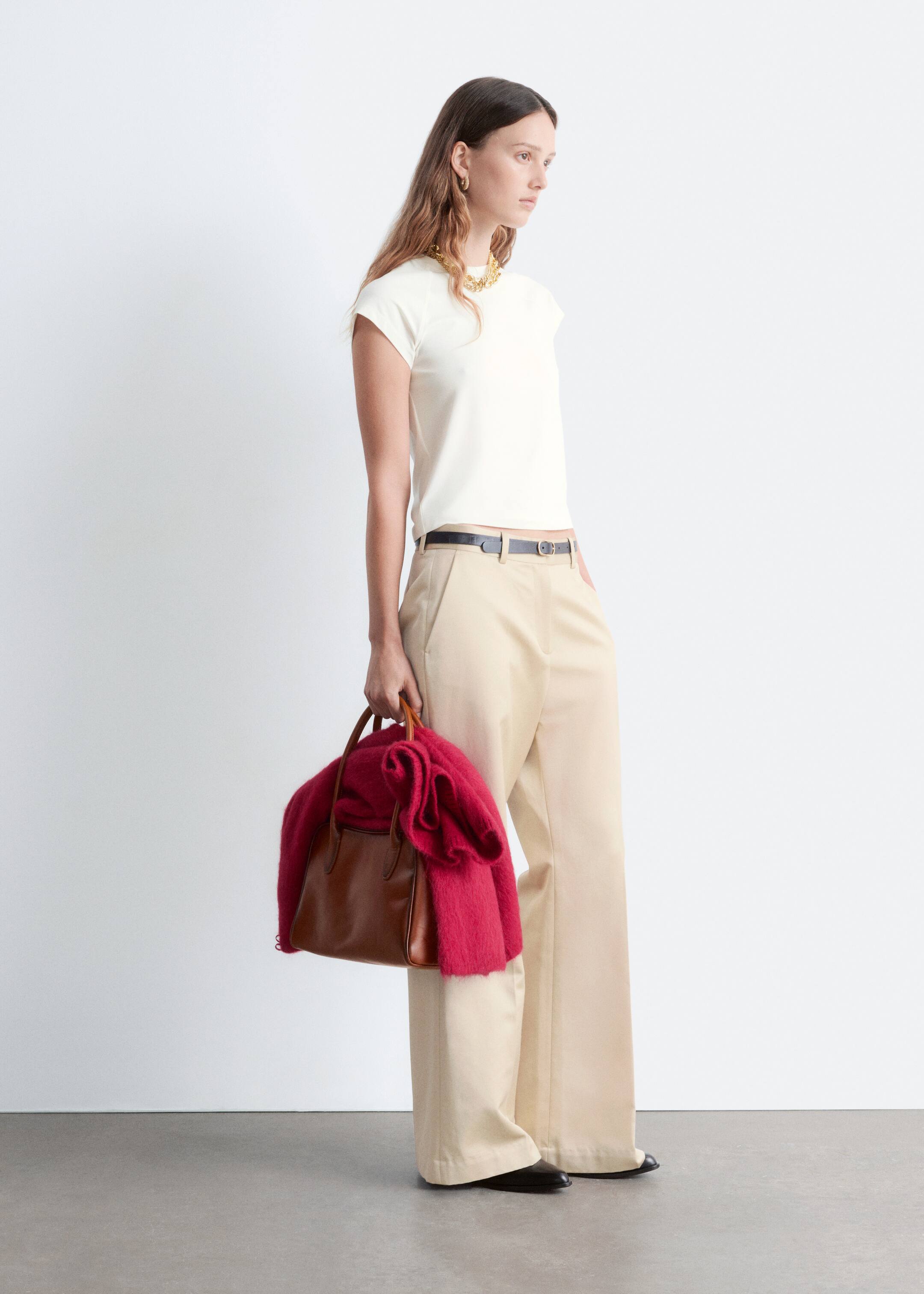 Größeres Bild ansehen: Eng anliegendes T-Shirt mit Raglanärmeln - Weiß - Ladies | H&M DE 3