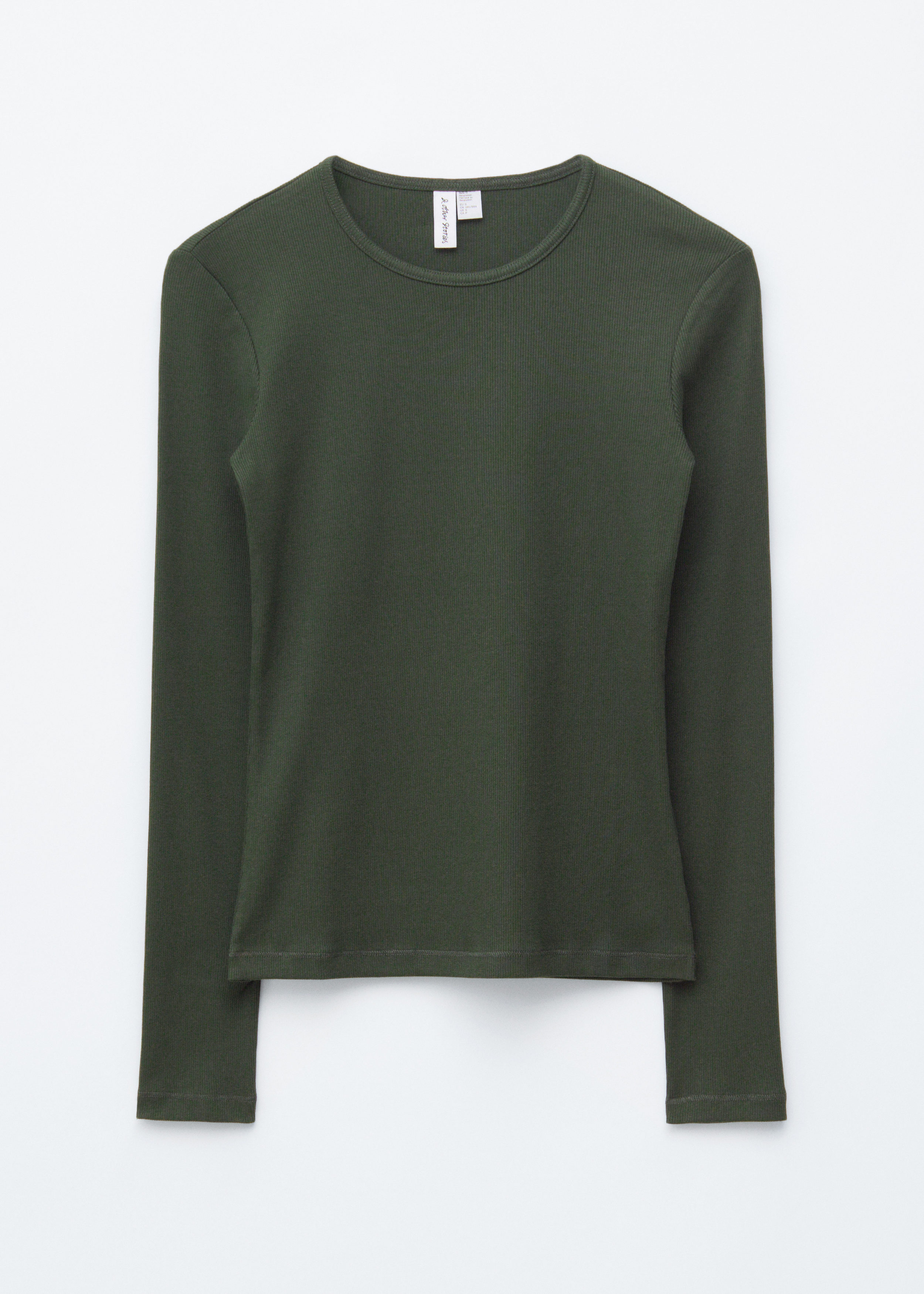 トップス NVRFRGT RIBBED LONG SLEEVE T-SHIRT NVRFRGT - 【残り一点