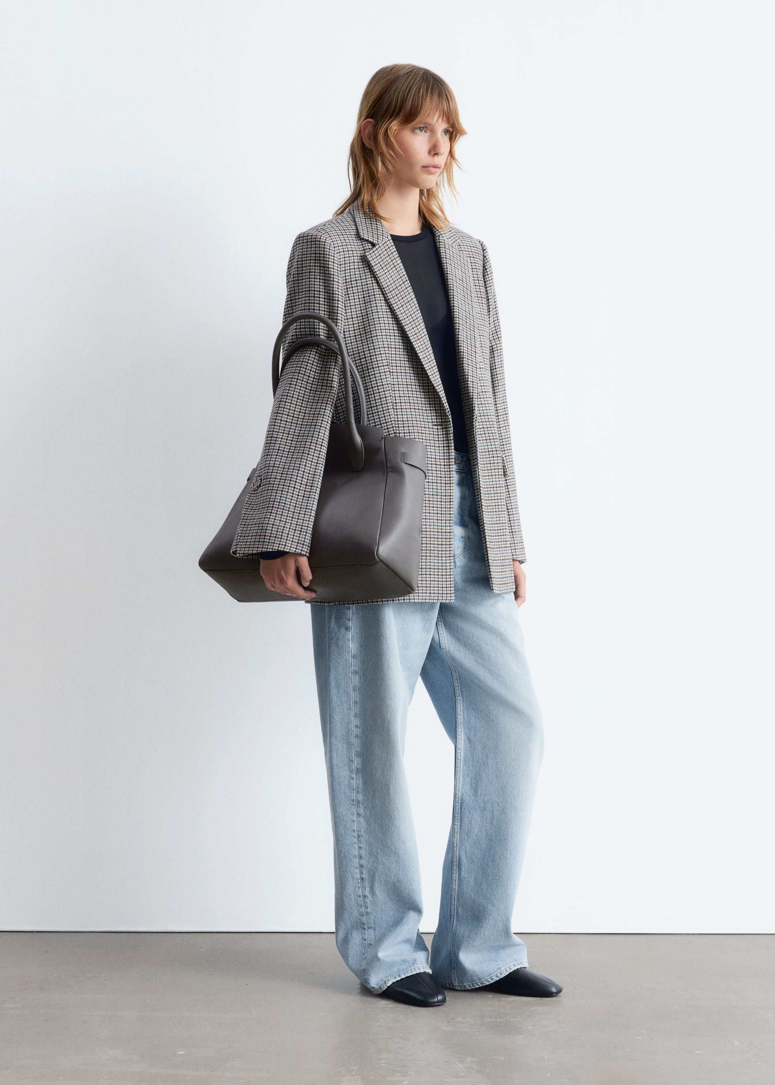 Image of Tailored Wool-Blend Blazer