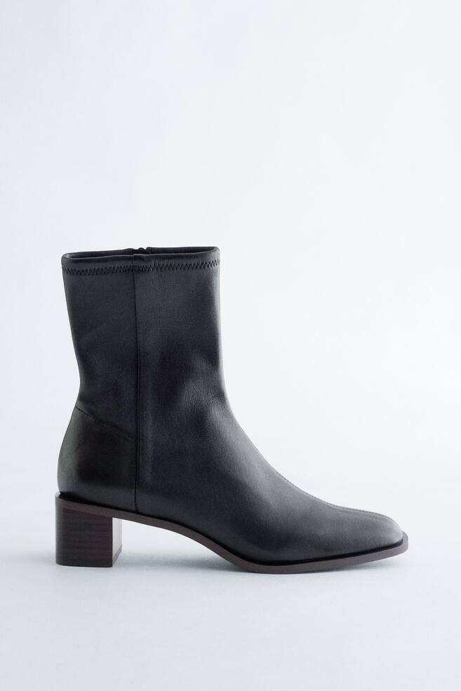 Nappa Sock Boots - Black - 1