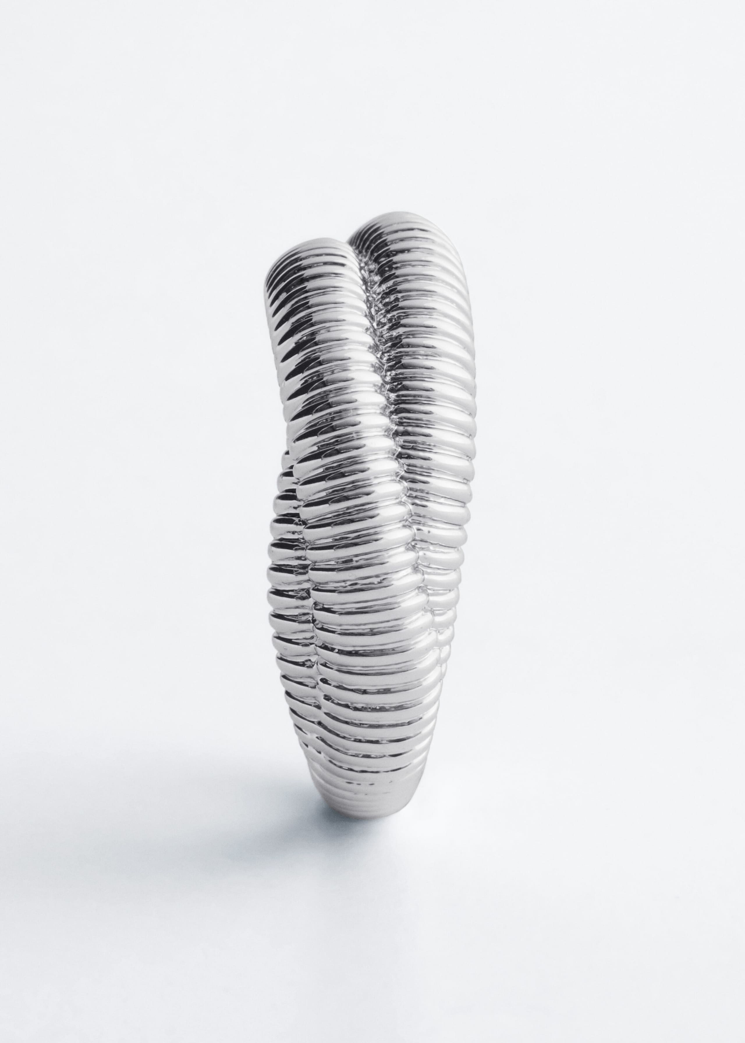 Plated Brass Twist Ring - {{variantName}} - Descriptive Detail