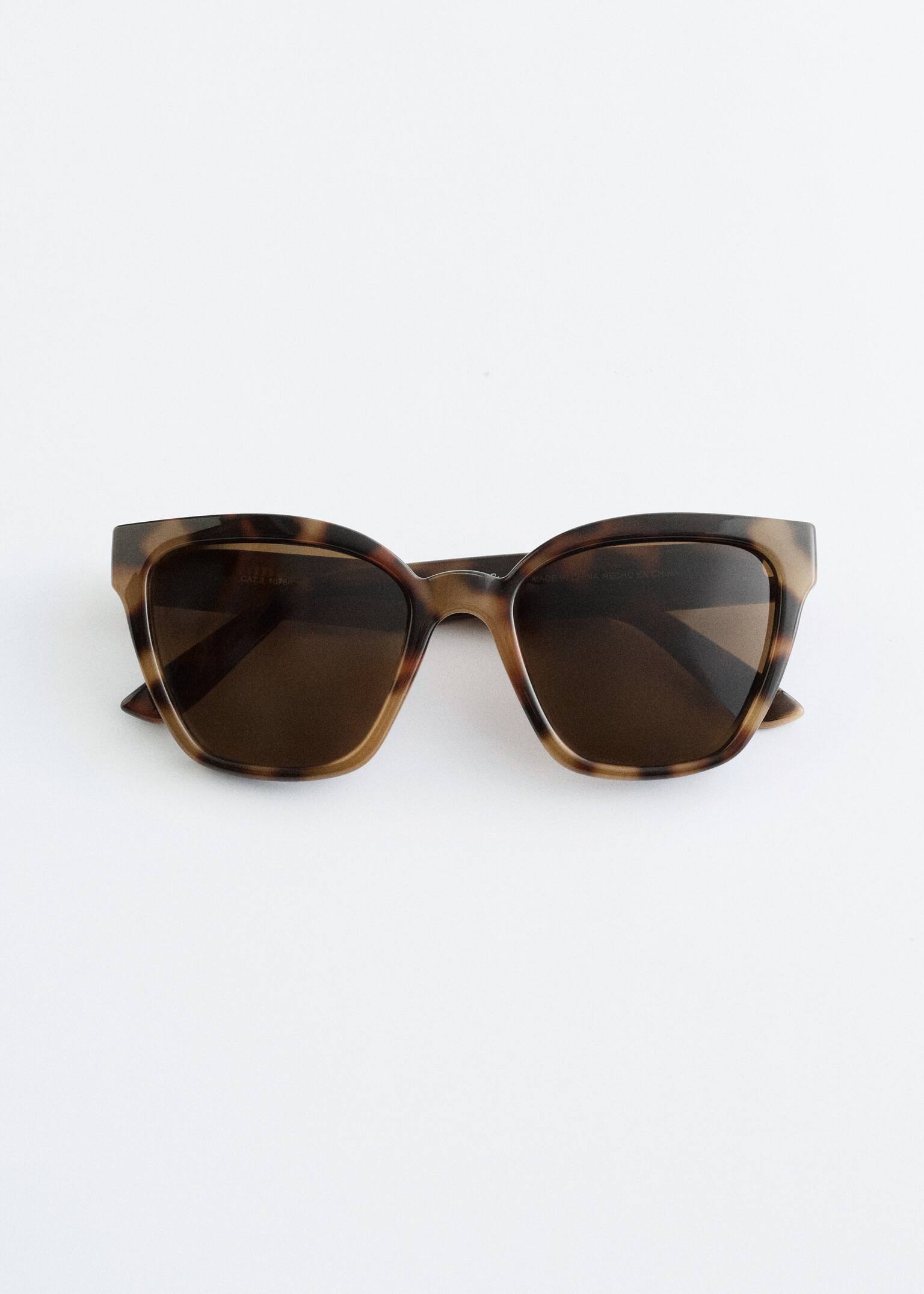Cat Eye Sunglasses - Szylkretowy/Czarny - 2