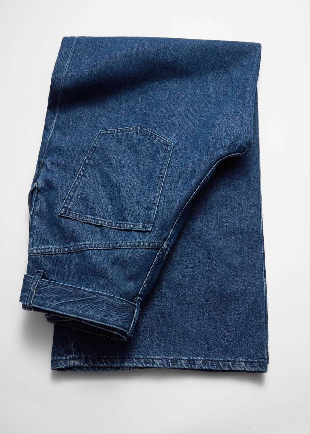 Jeans con cintura e dettaglio a pieghe - {{variantName}} - Descrizione dettagliata