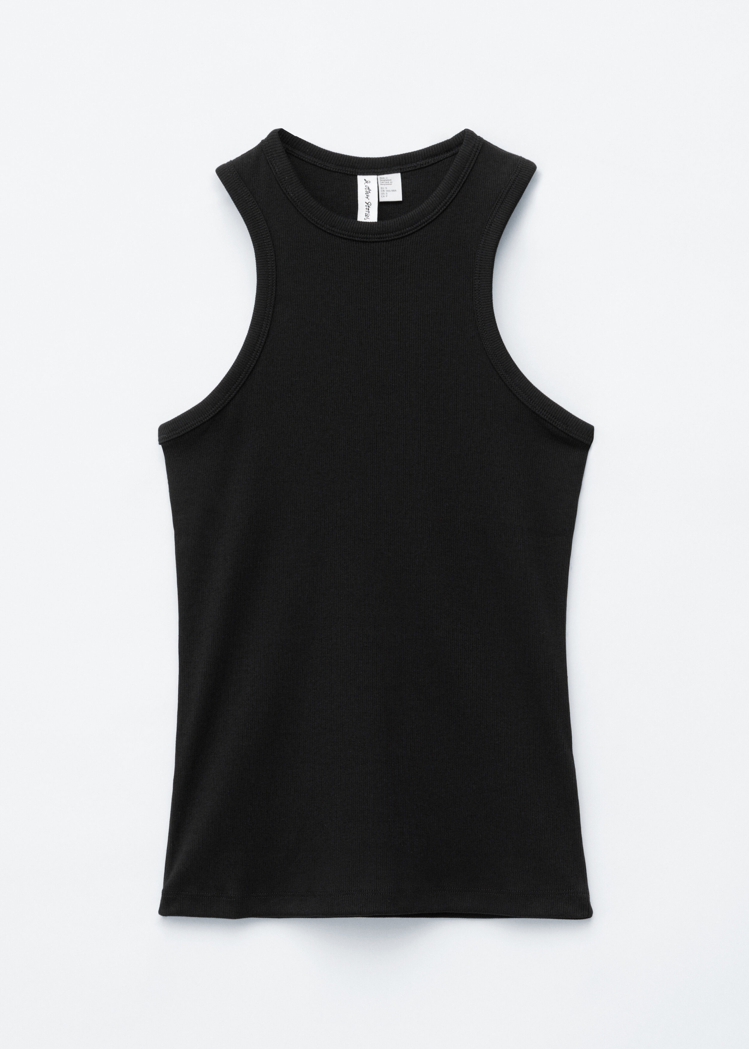 トップス draw drawers boat neck tank top Boat-Neck Tank Top - Black - Tops - & Other Stories GB