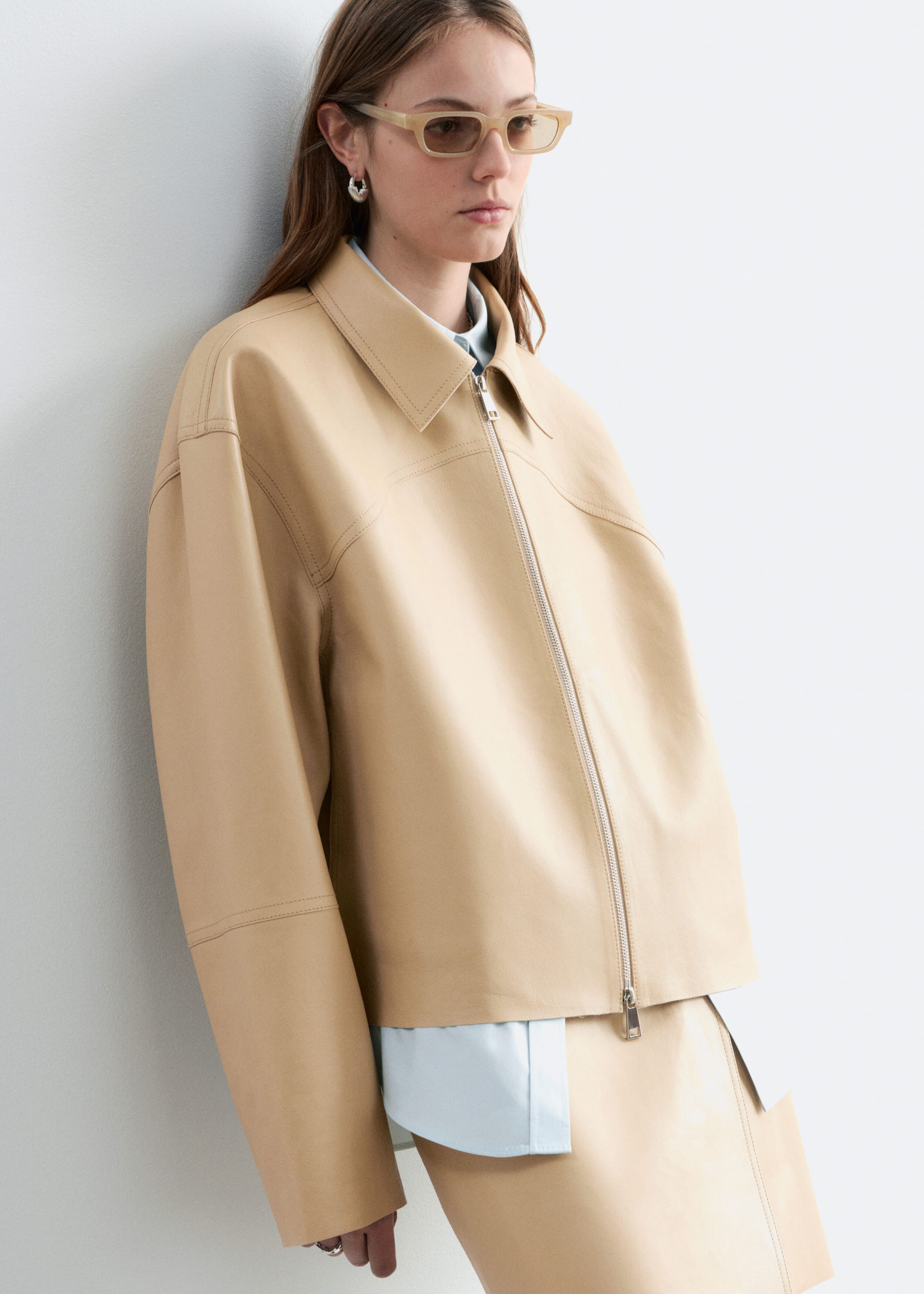 Image of Legere Lederjacke