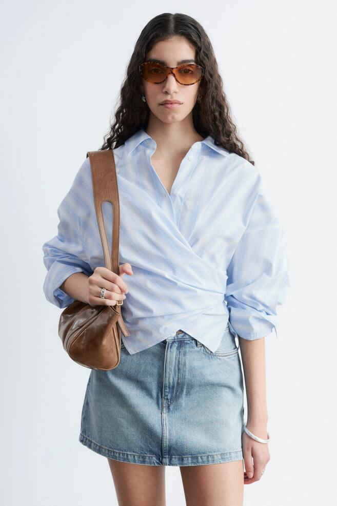 Minifalda vaquera - Azul claro - 5