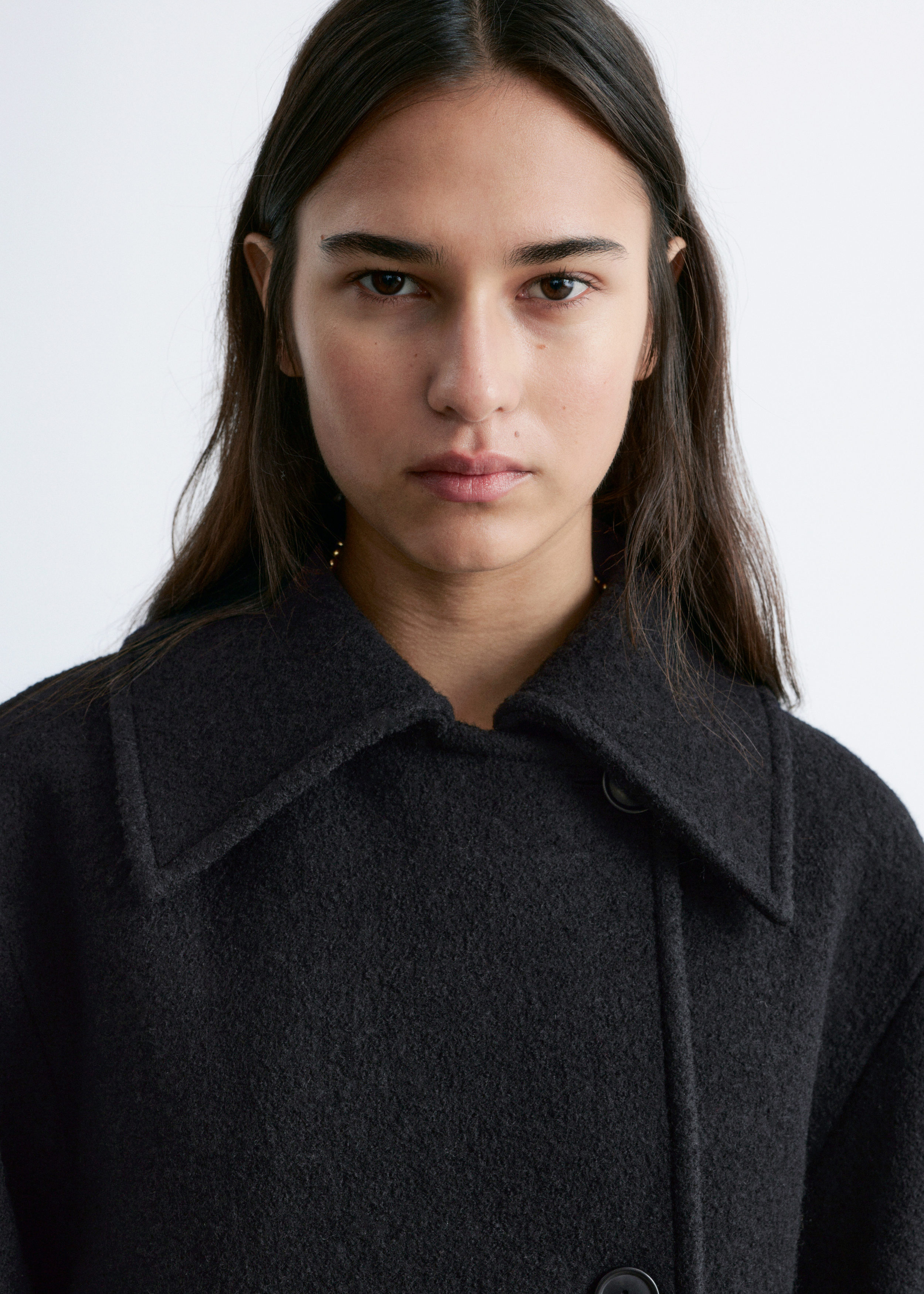 Asymmetric Wool Jacket - Black - Jackets - & Other Stories NL