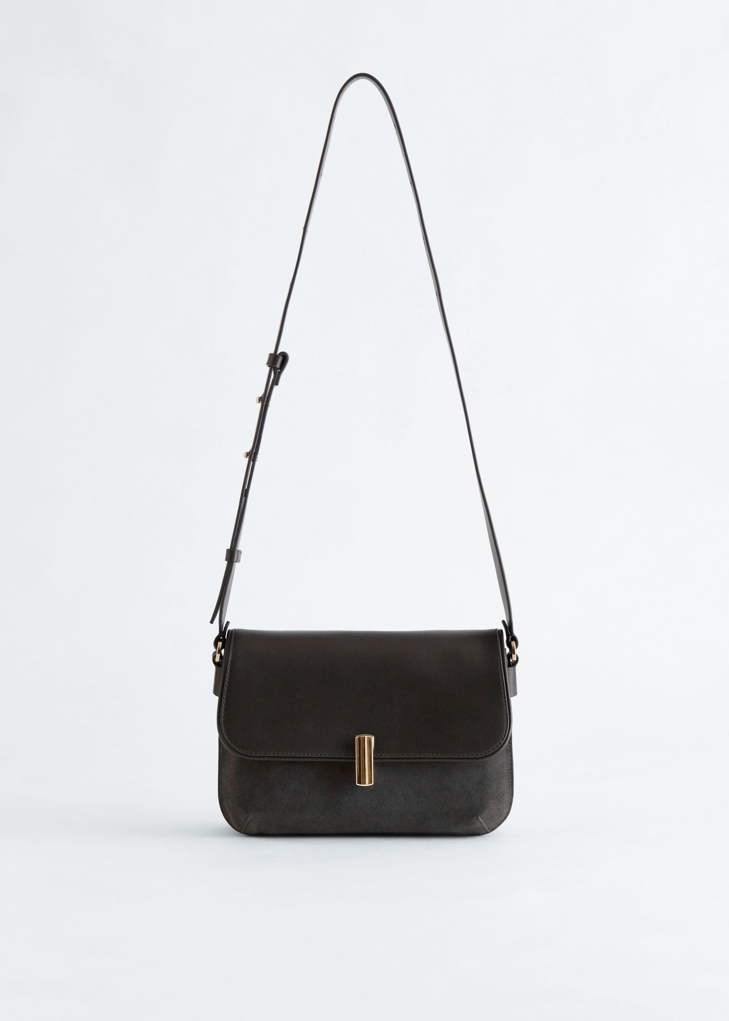 Image of Dual Leather Crossbody Bag