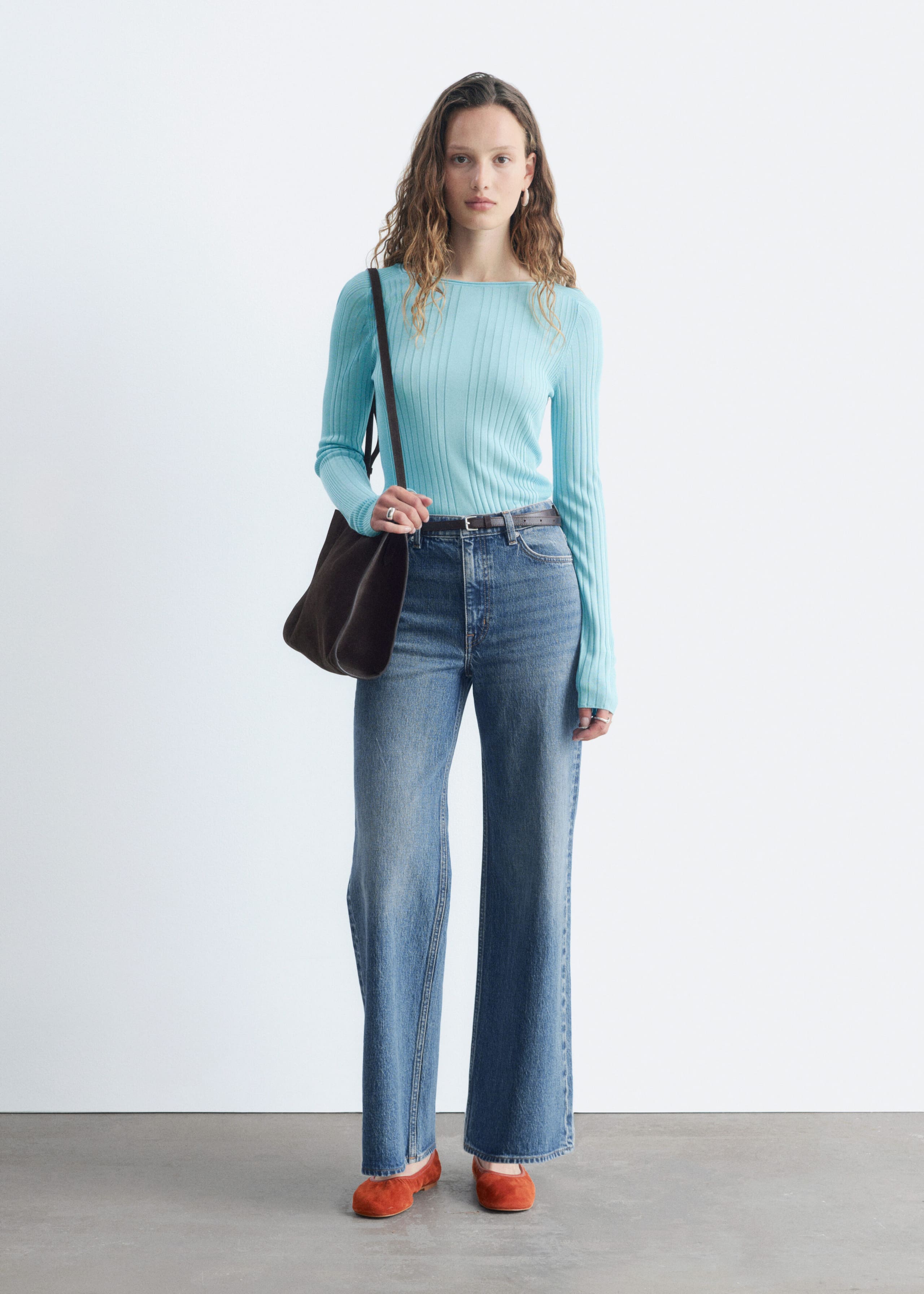 Ribbed Top - Yellow - Lookbook