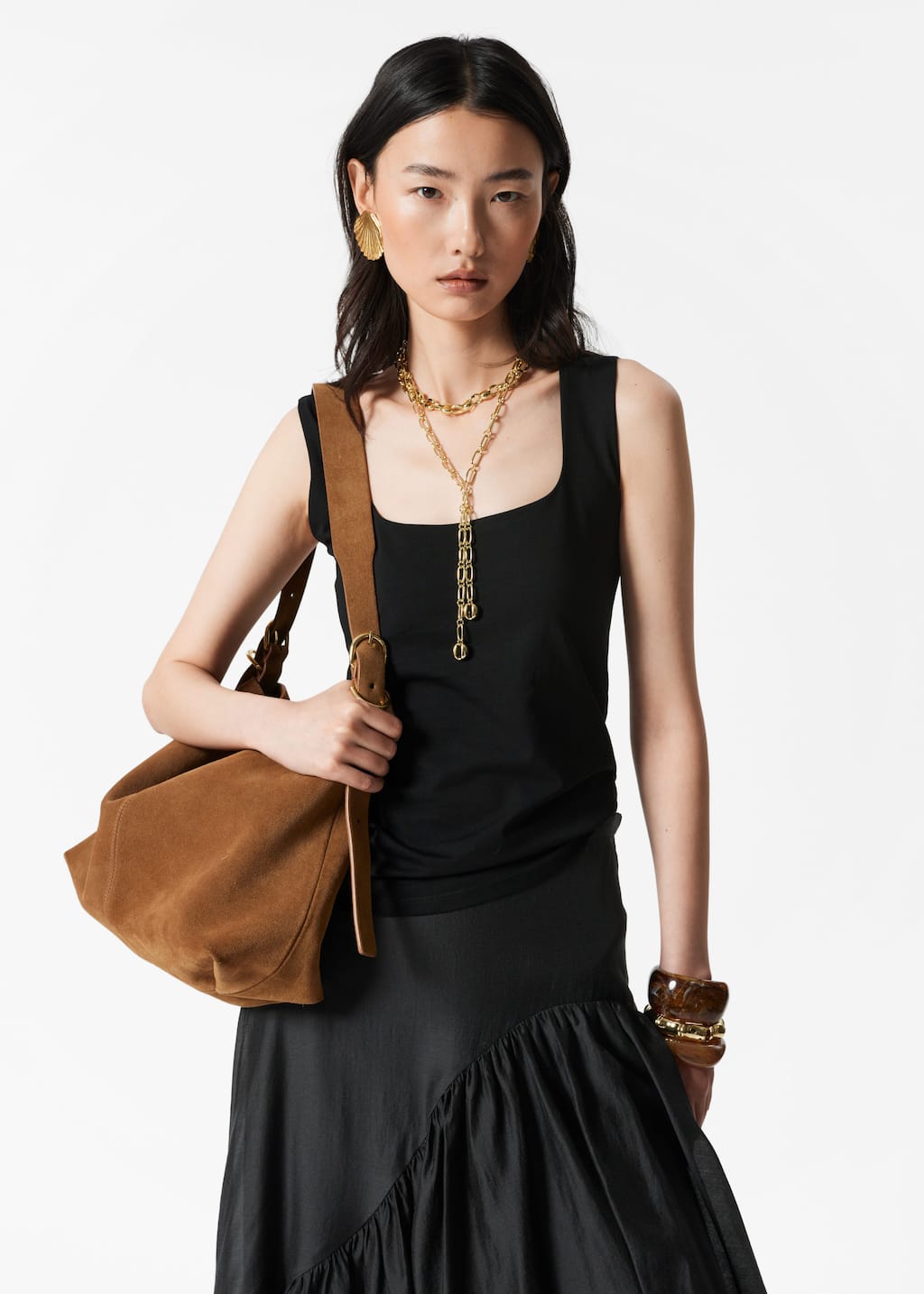 Image of Square-Neck Tank Top