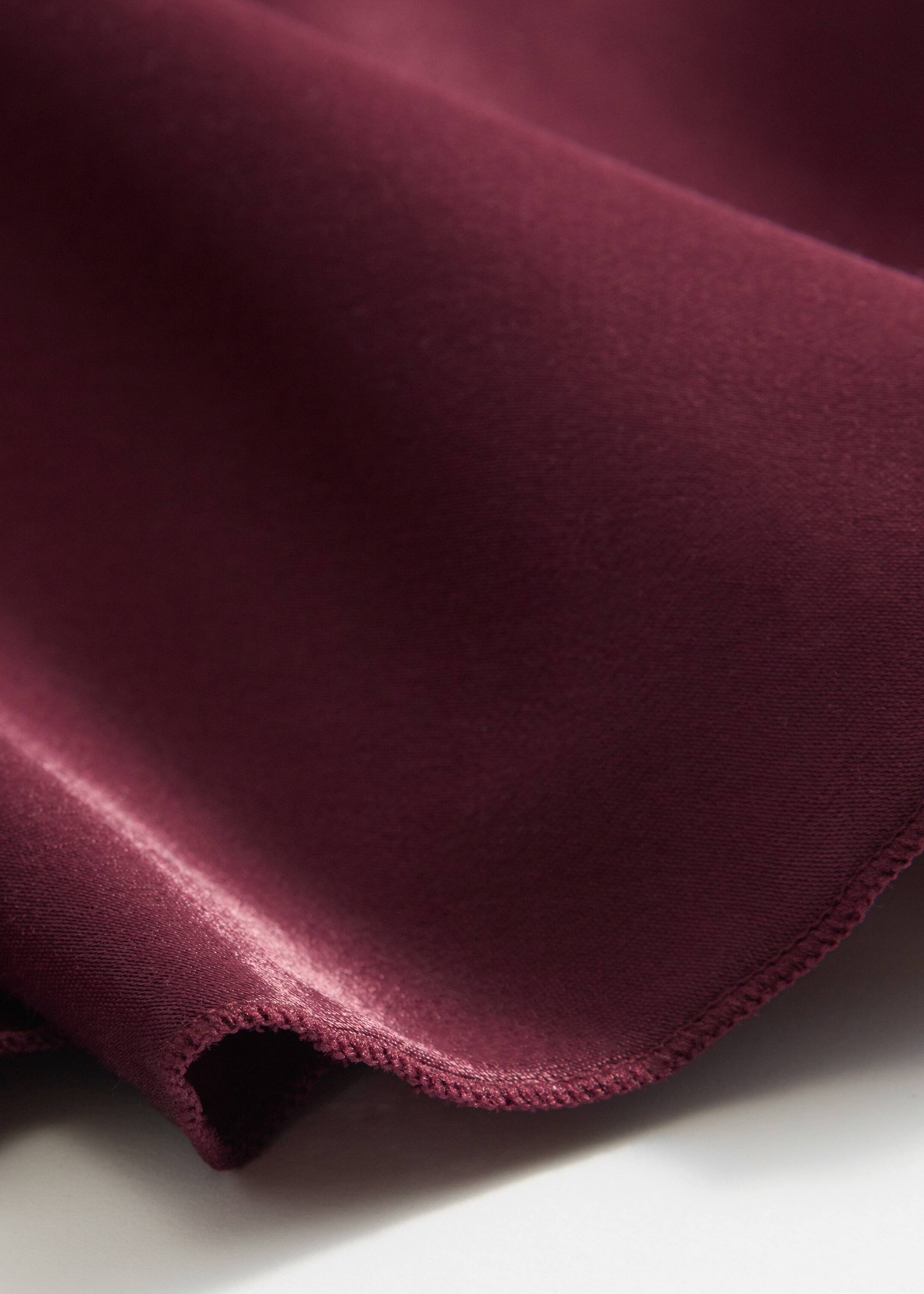 Προβολή μεγαλύτερης εικόνας: Σατέν Midi Φούστα - Dark Red - Ladies | H&M GR 2