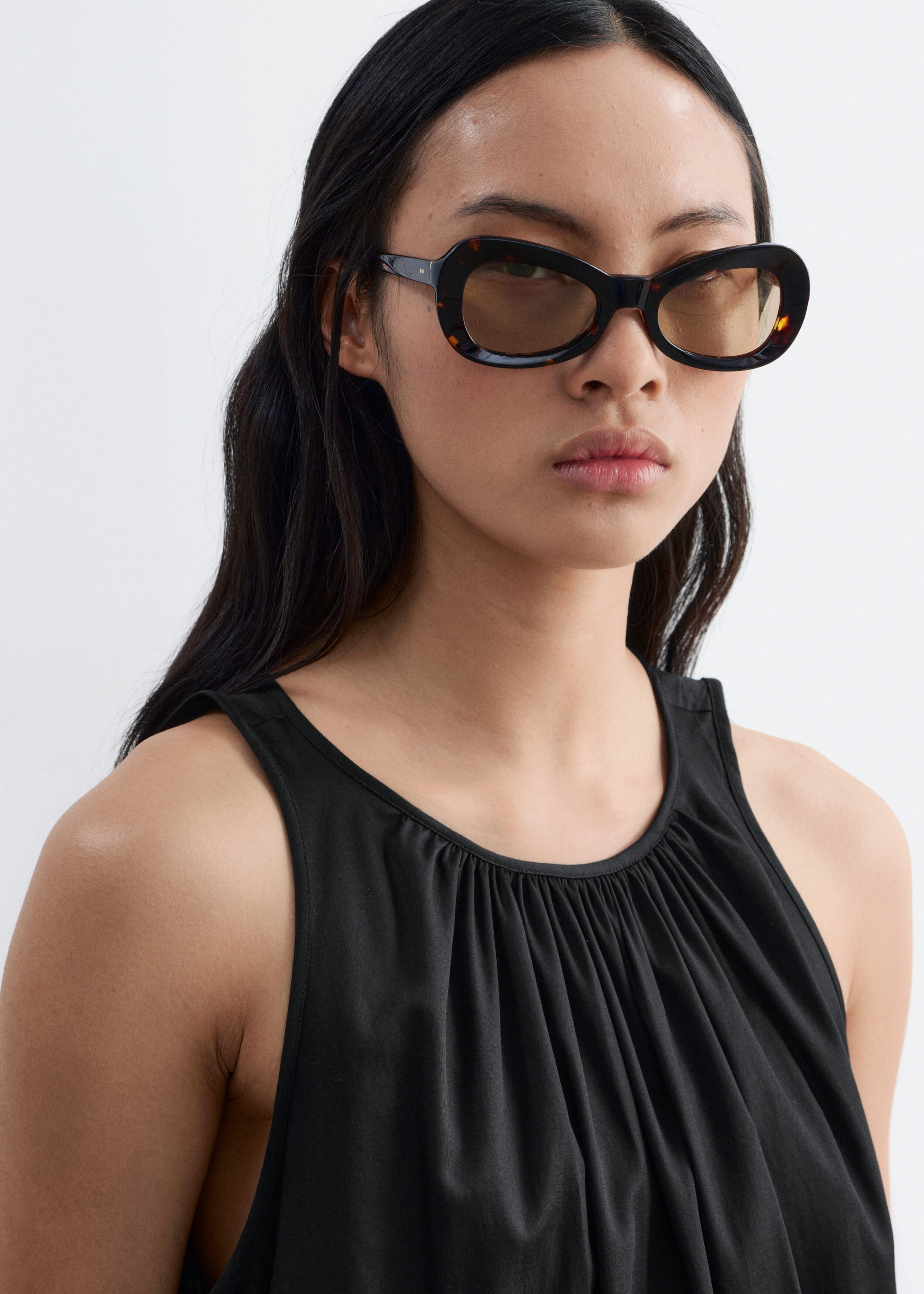Image of Gathered Midi Dress