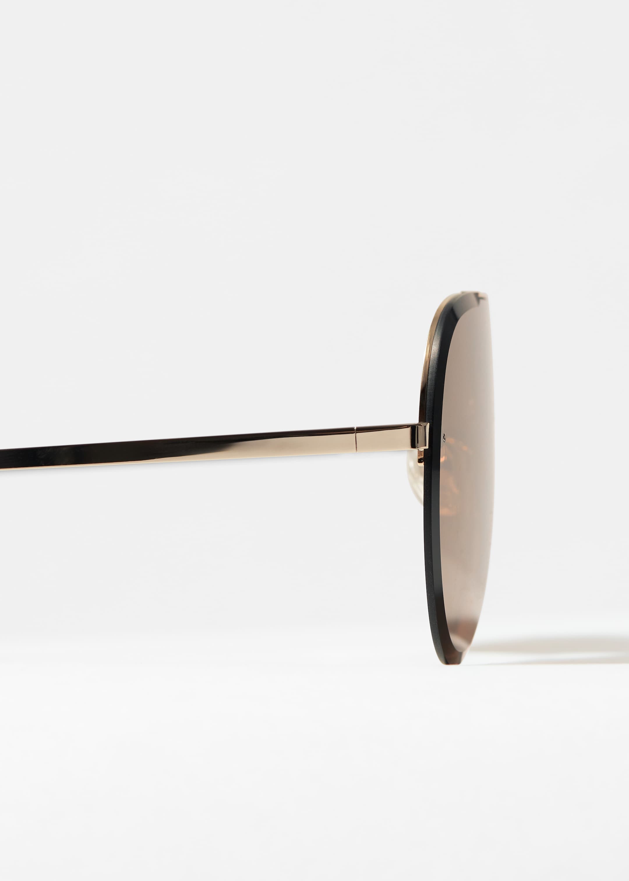 Nagyobb kép megtekintése: Keret nélküli pilóta napszemüveg - Brown/Gold - NŐI | H&M HU 4