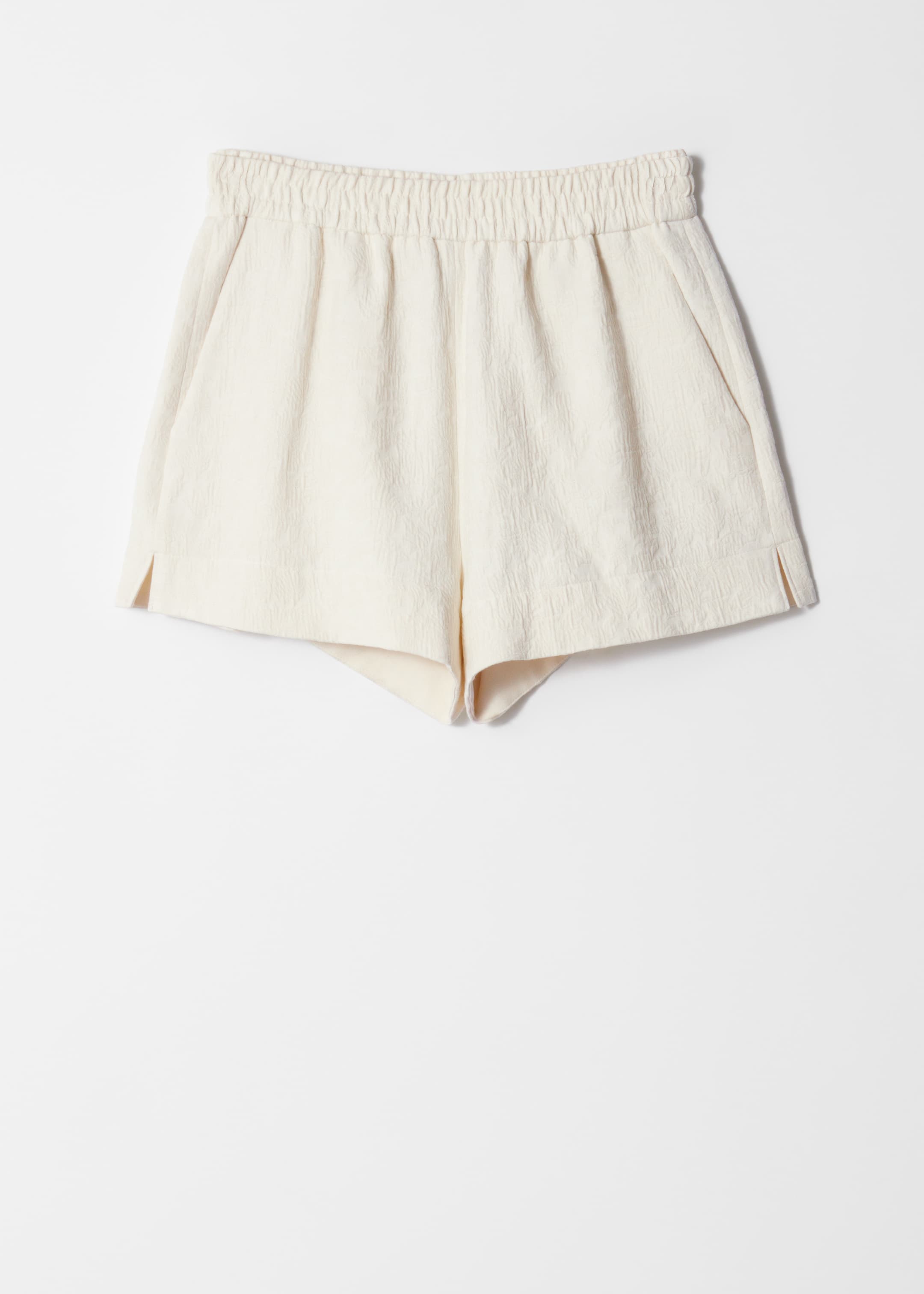 View larger image: Pull-On Jacquard Shorts - Cream - Ladies | H&M GB 1