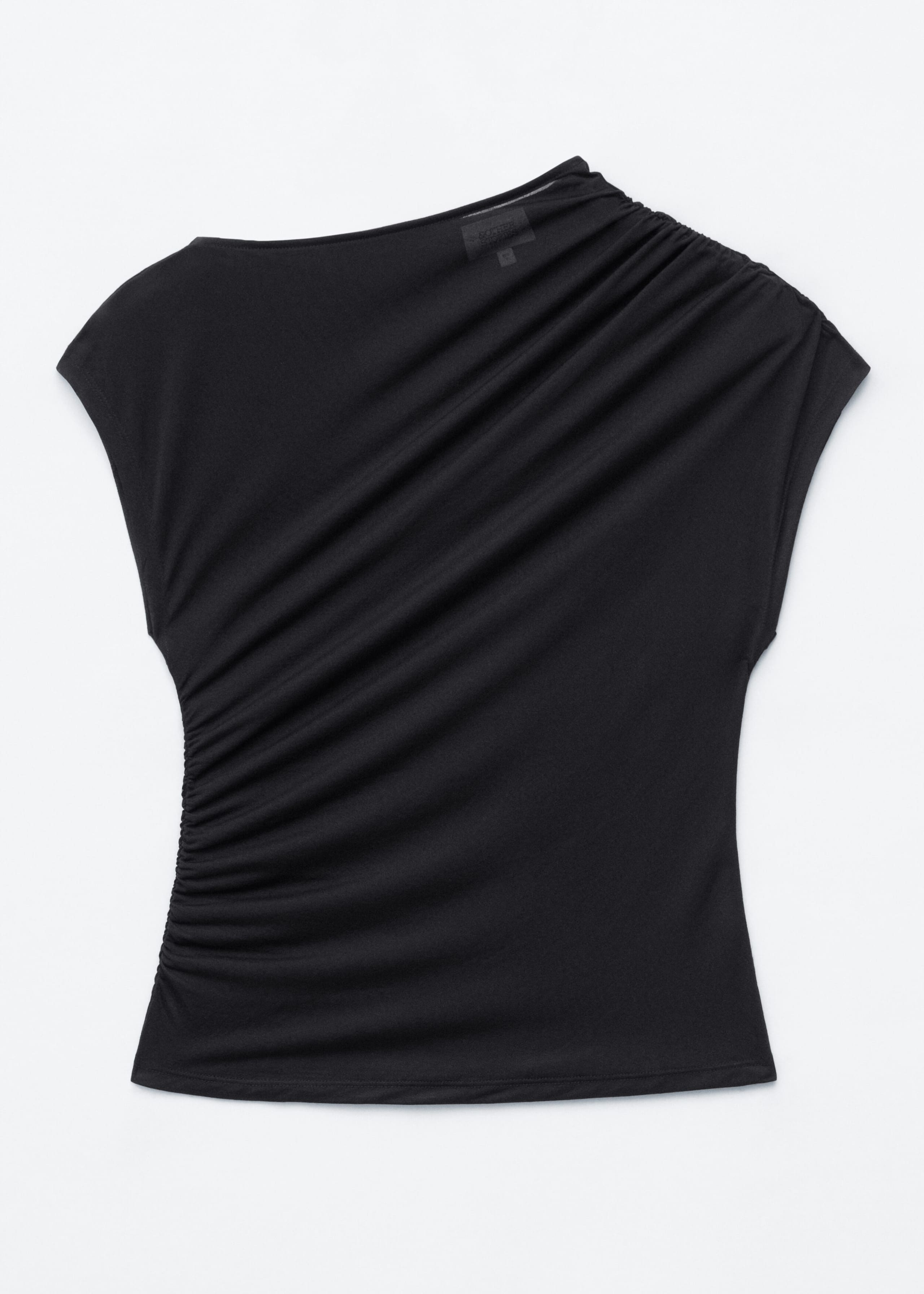 Gathered Top - Black - Still Life