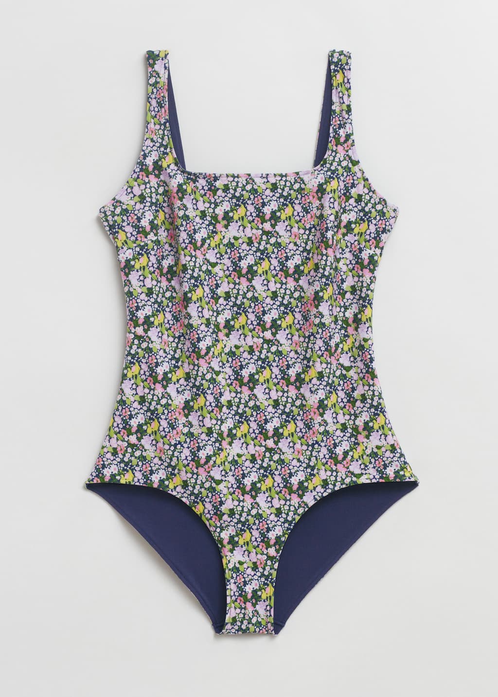Reversible Swimsuit - Dark blue/Floral - Still Life